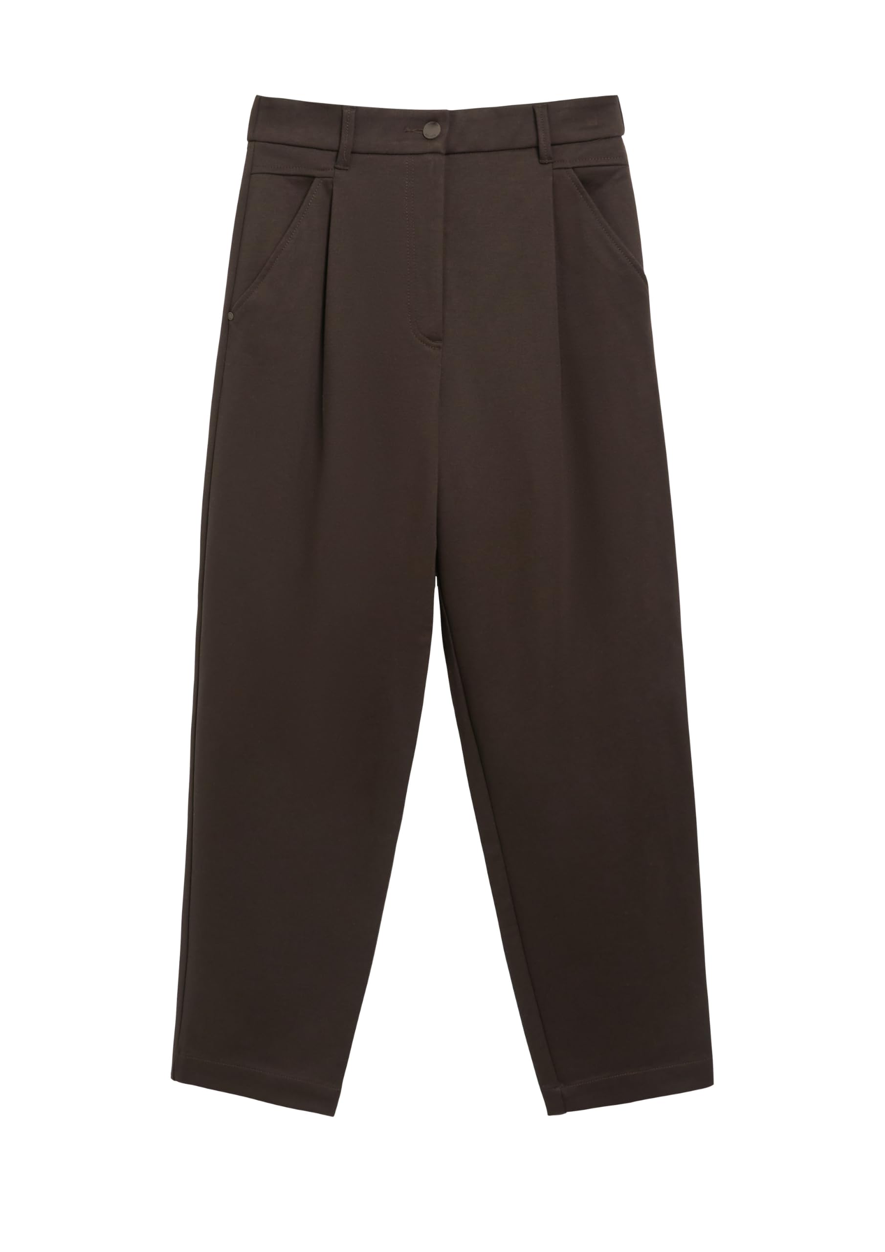 s.Oliver Red Label Barrel-Leg-Hose Bundfalten Gr.38 braun