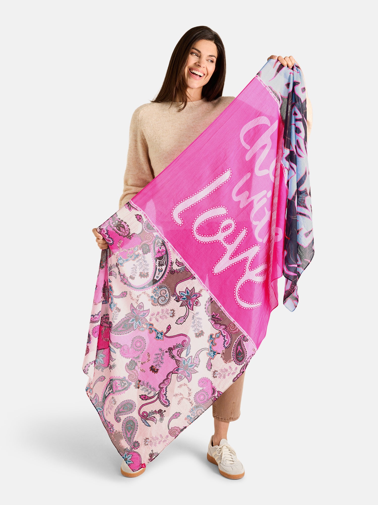 Lieblingsstück MadiL Tuch Baumwolle 80x200 rosa