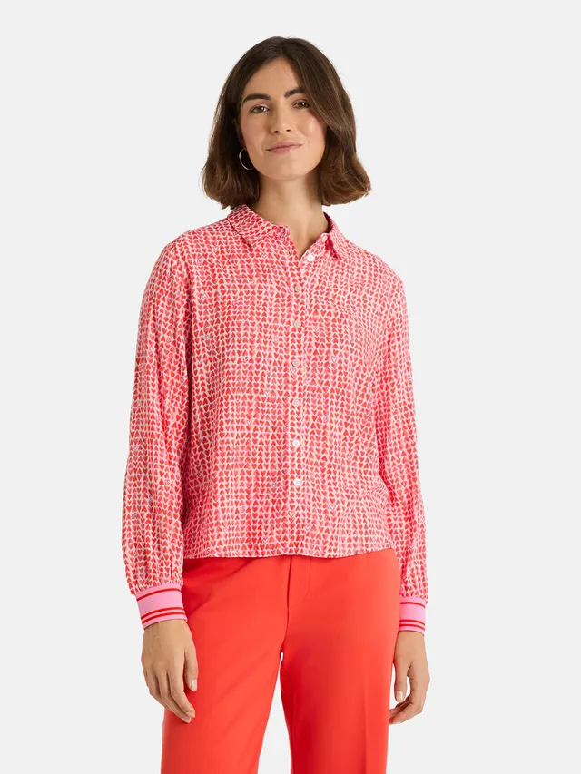 Lieblingsstück ElodieL Bluse spicy orange Viskose-Print