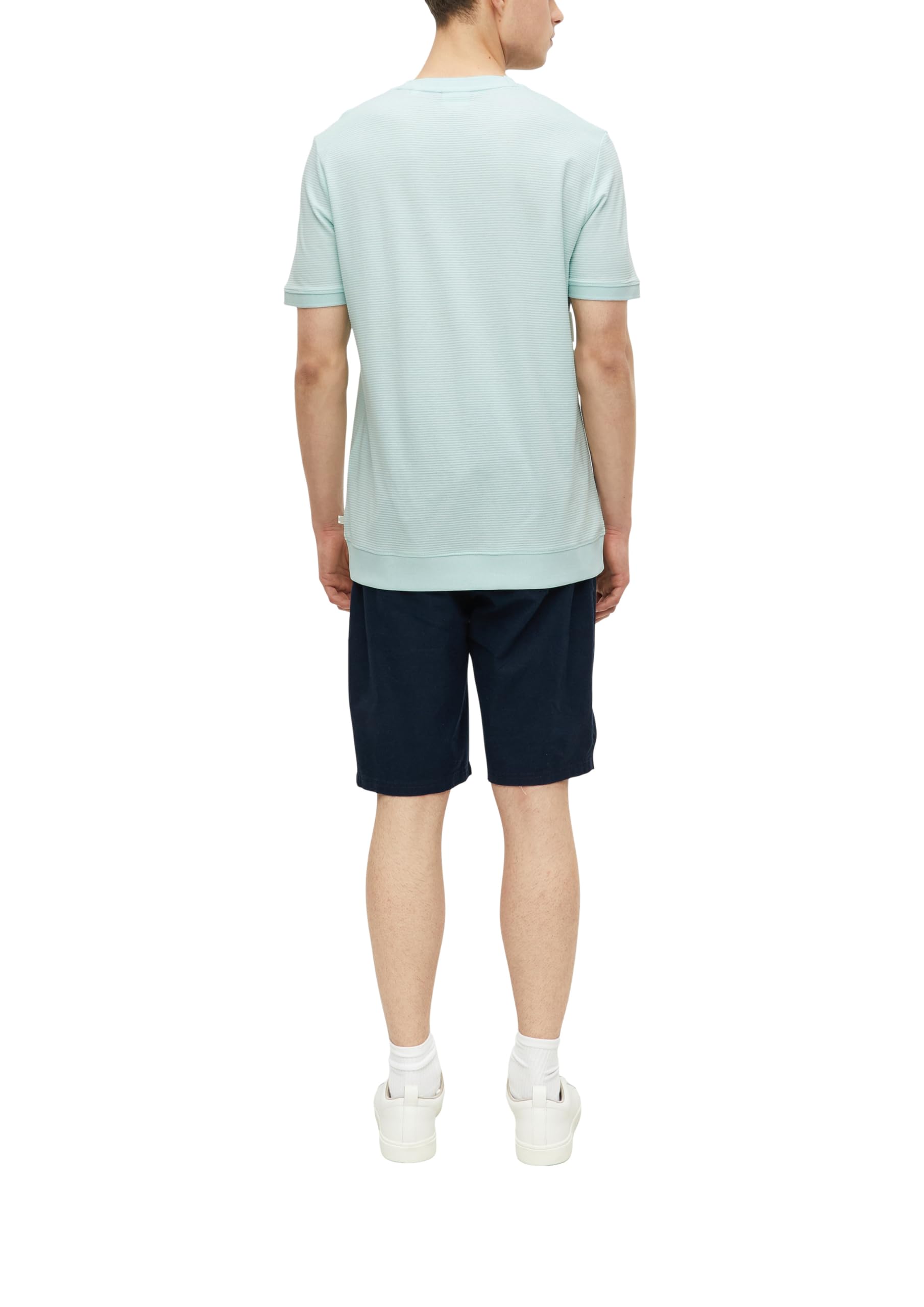 s.Oliver Junior T-Shirt Herren Helles Türkis Jacquard