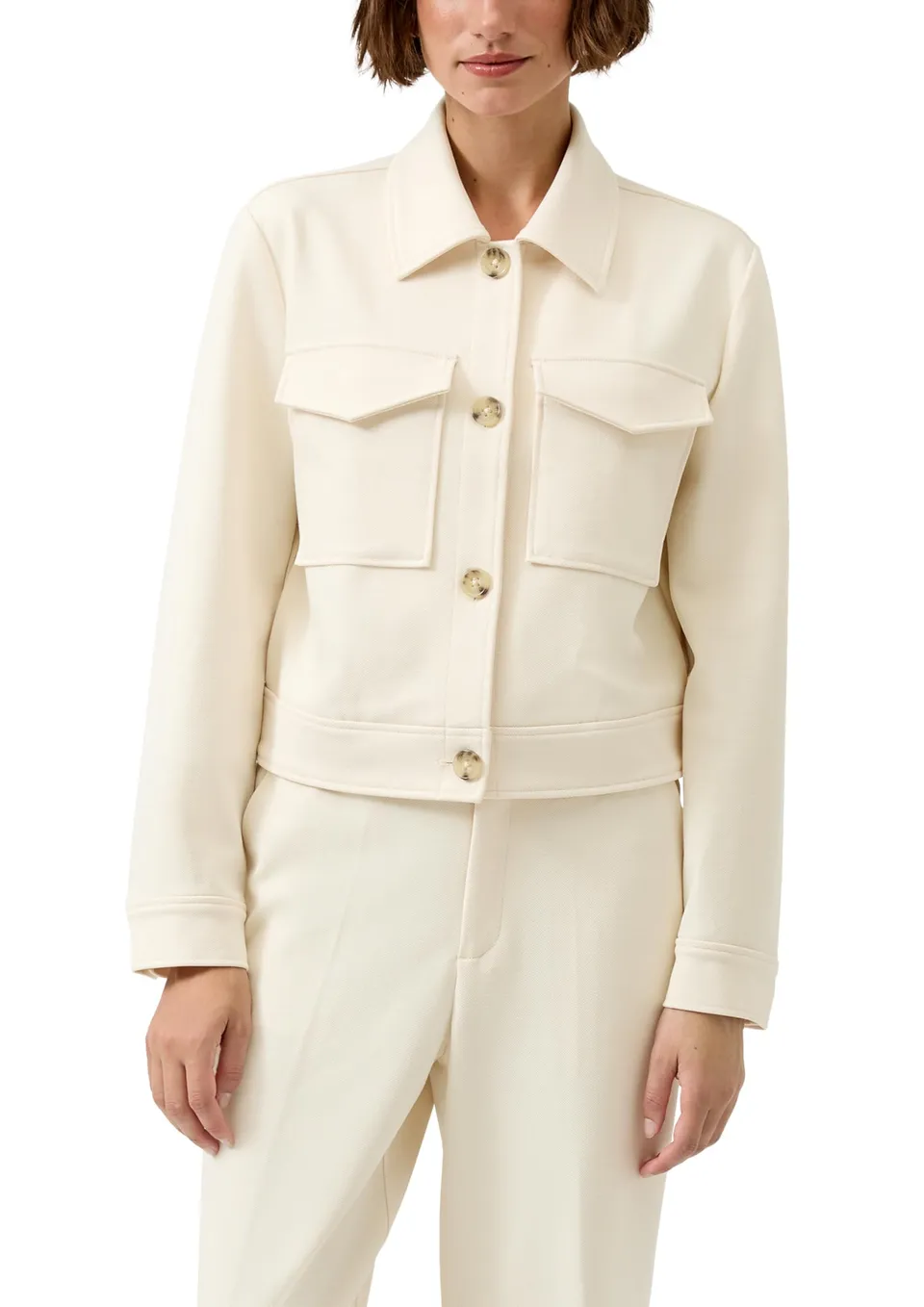 s.Oliver Junior Jacke Interlock Strukturiert Indoor