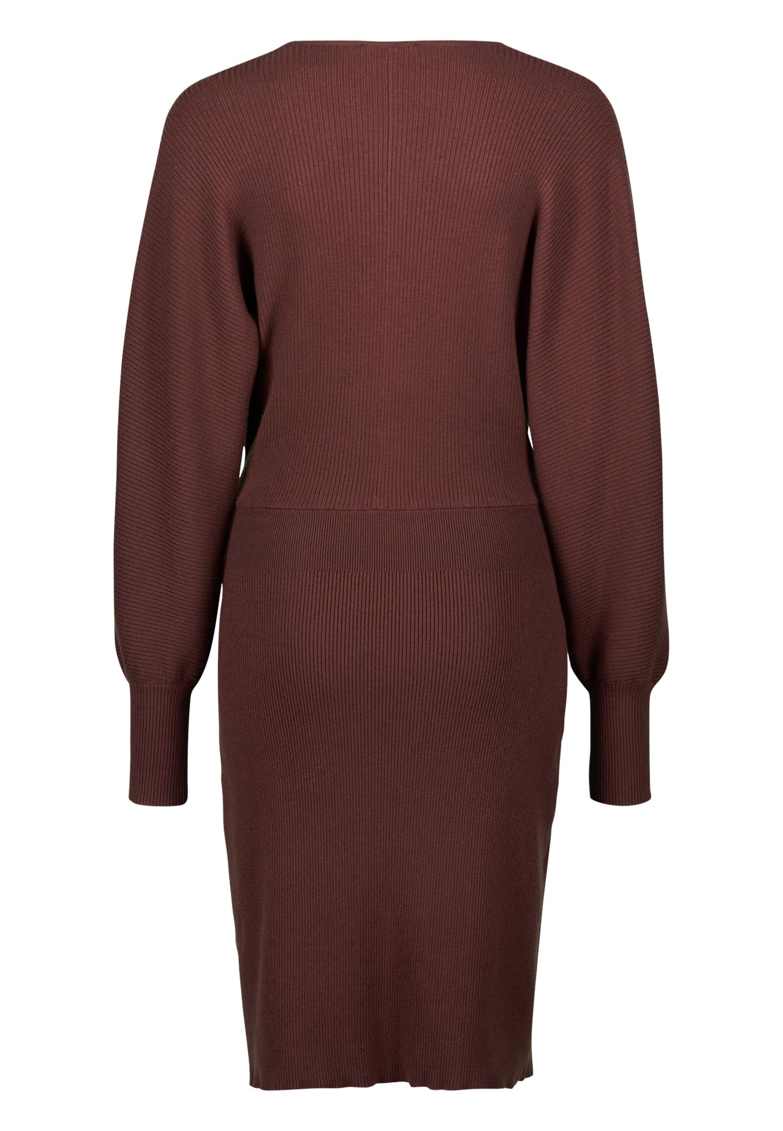 zero Strickkleid Wickeloptik Gr. 40 Chicory Coffee