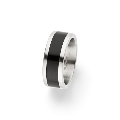 s.Oliver Basic Ring Edelstahl Herren klassisch