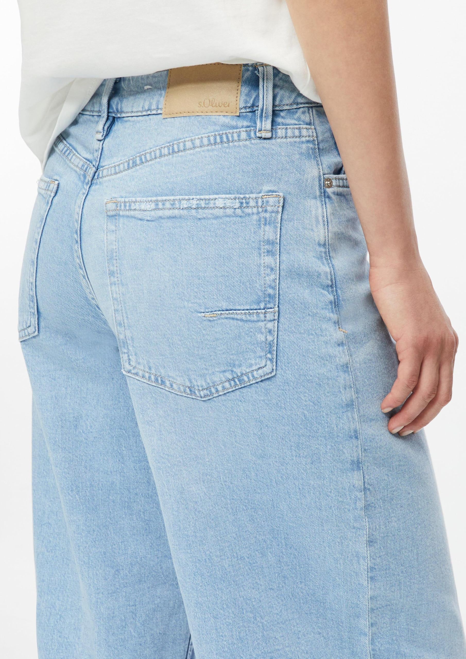 s.Oliver Red Label Ankle-Jeans Barrel 38W/28L blau