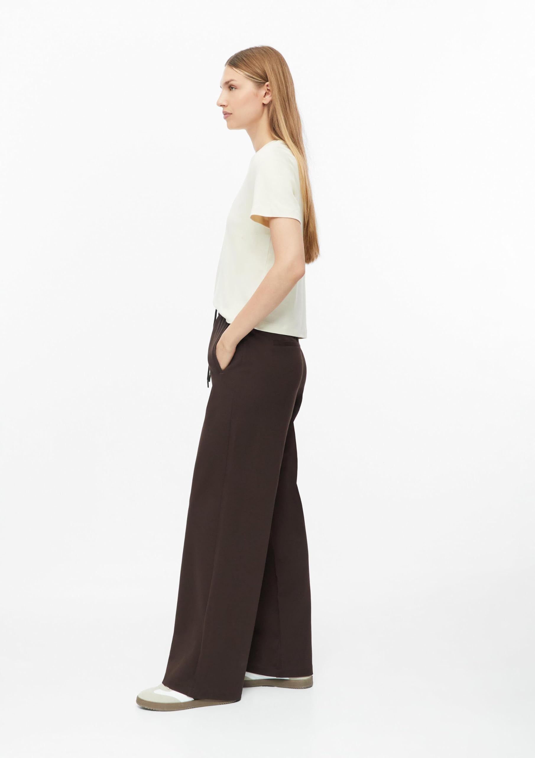 s.Oliver Red Label Hose Wide Leg Elastikbund Fließend