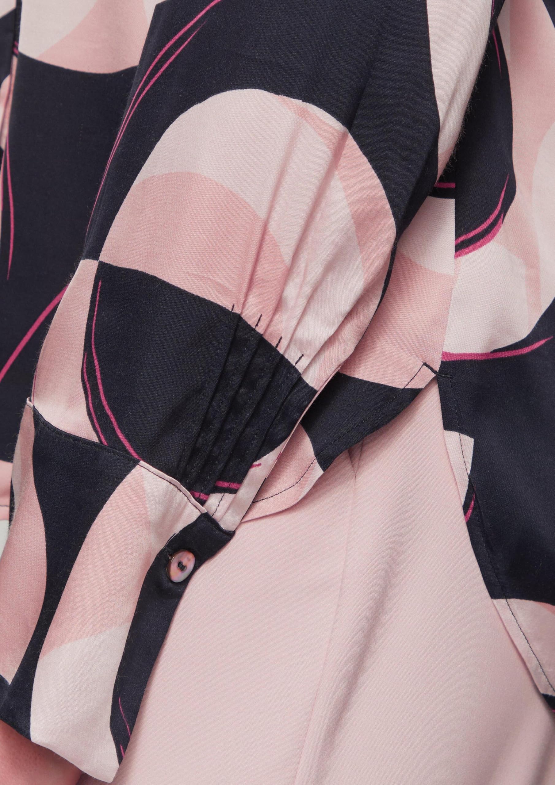 s.Oliver Junior Blusenshirt Smok-Detail Gr. 38 navy Volant