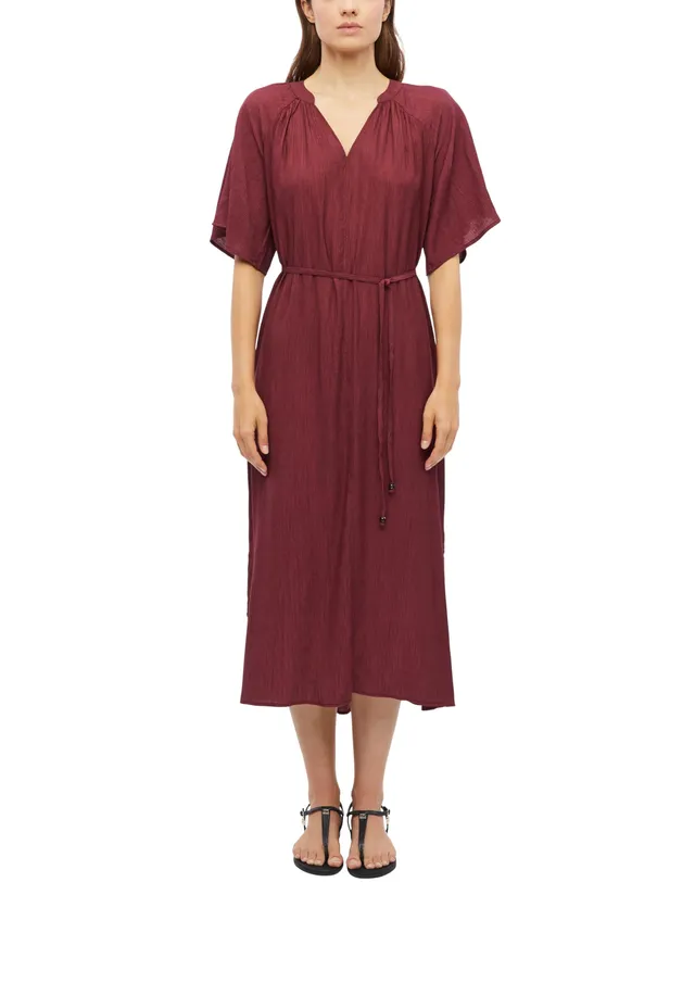 s.Oliver Red Label Midi-Kleid Bindegürtel 38
