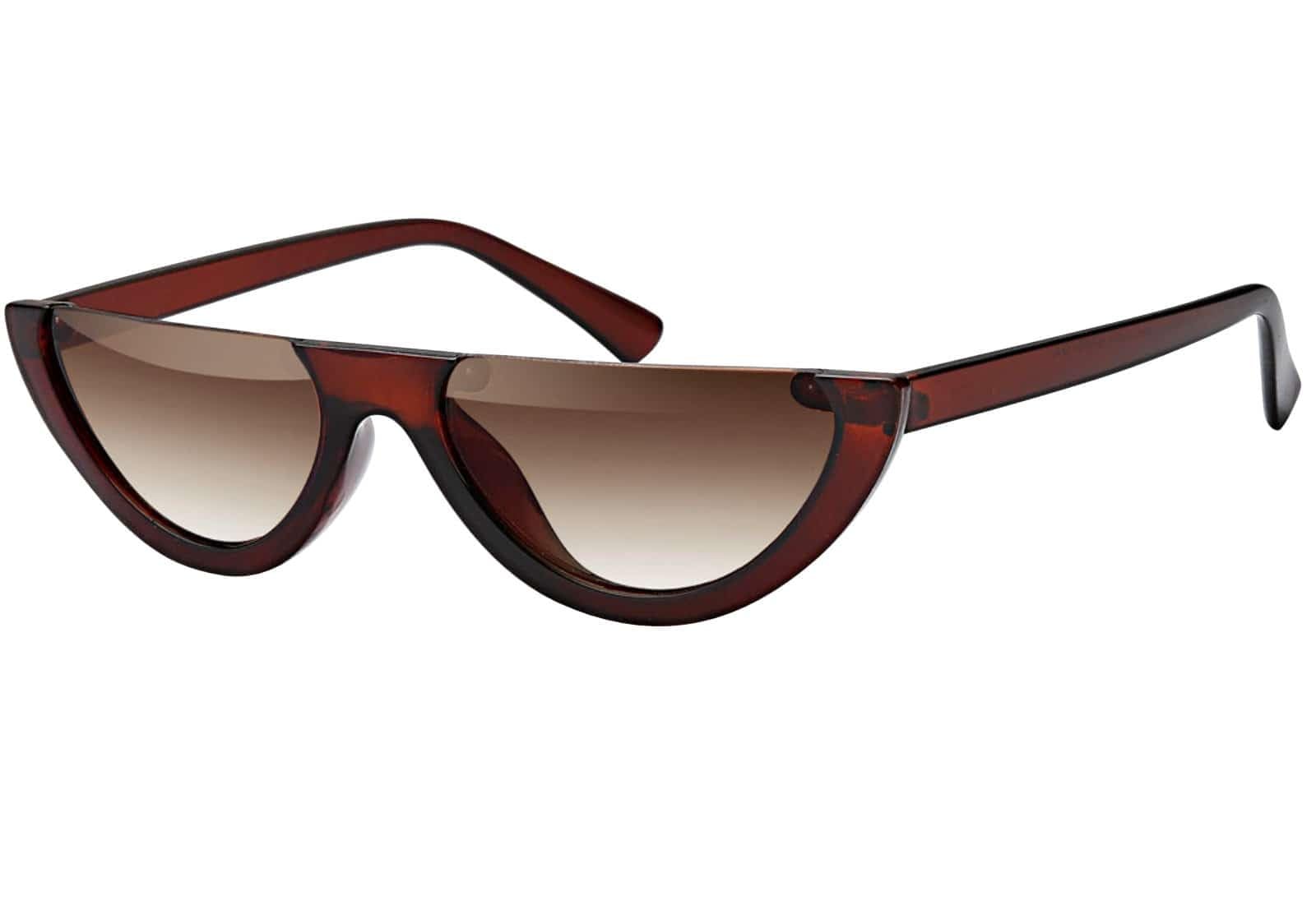 BEZLIT Retro Damen Sonnenbrille Weiß rund UV400