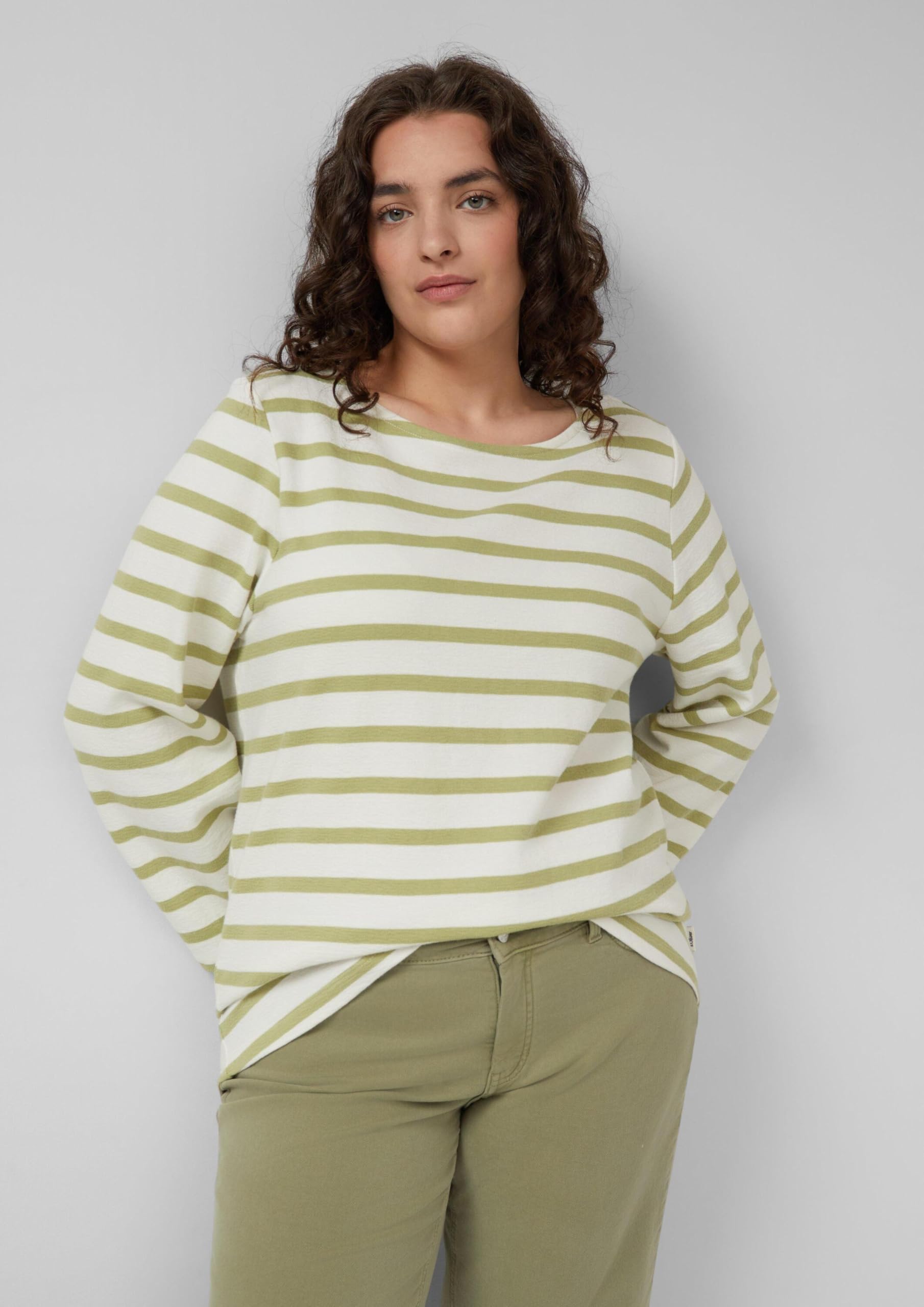 s.Oliver Red Label Sweatshirt weiter Arm 48 gestreift