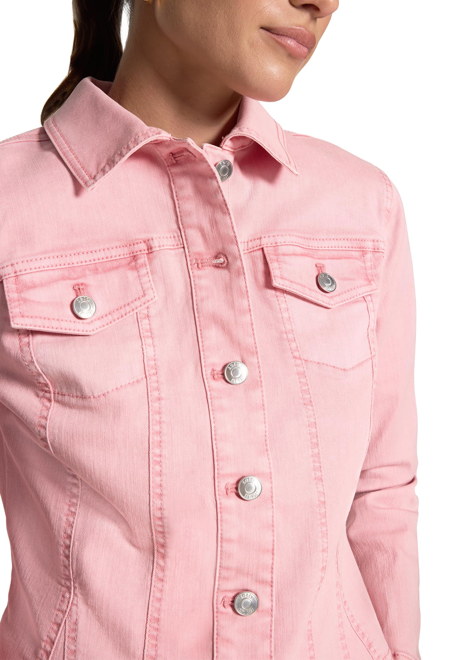 zero Blazer-Jacke im Jeans-Look Jacke 40 Bridal Rose