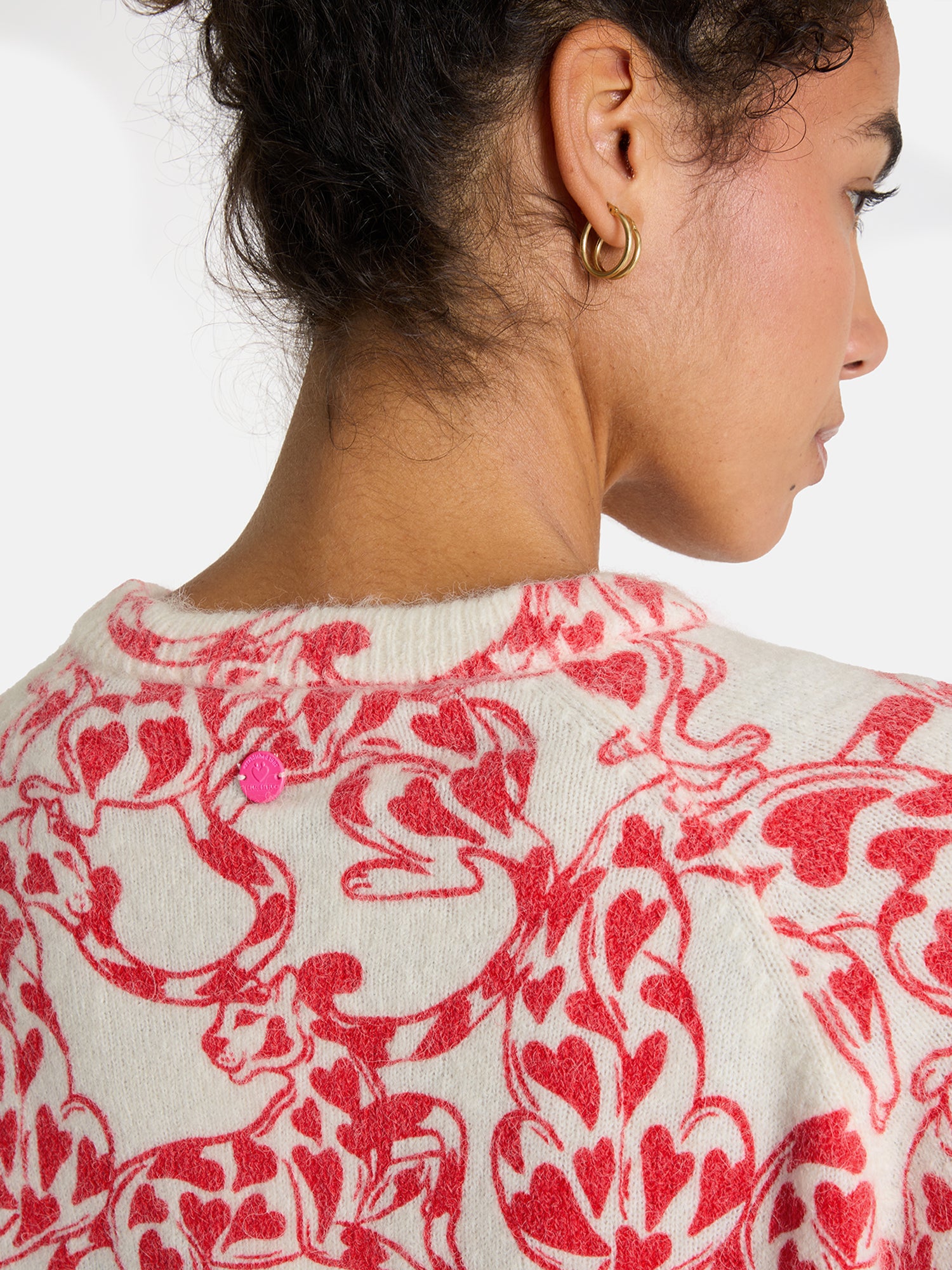 Lieblingsstück AitanaL Strickjacke offwhite Wollmix gemustert