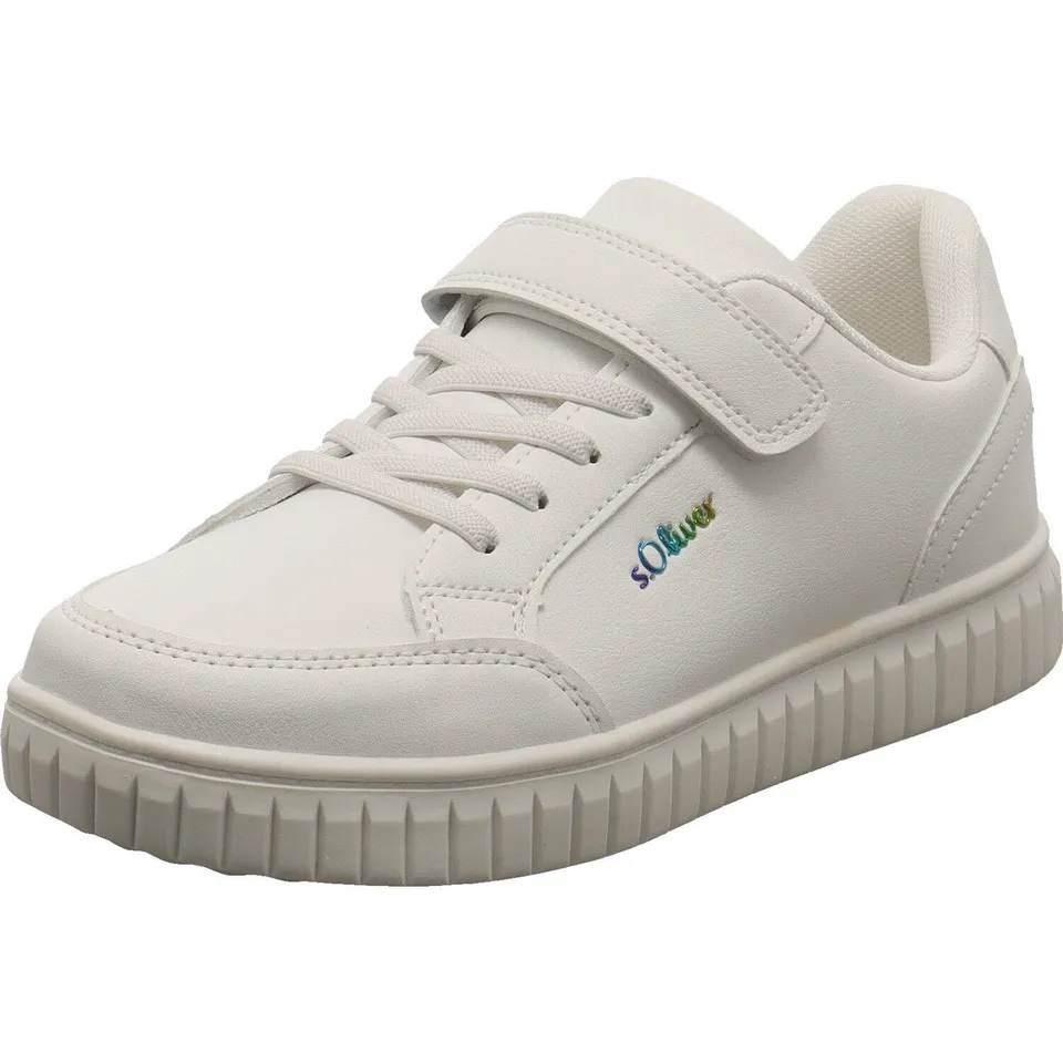 s.Oliver 44203 Sneaker Low Mädchen weiß Synthetik