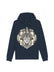 dna merch Durga Hoodie mit Löwen-Göttin schwarz
