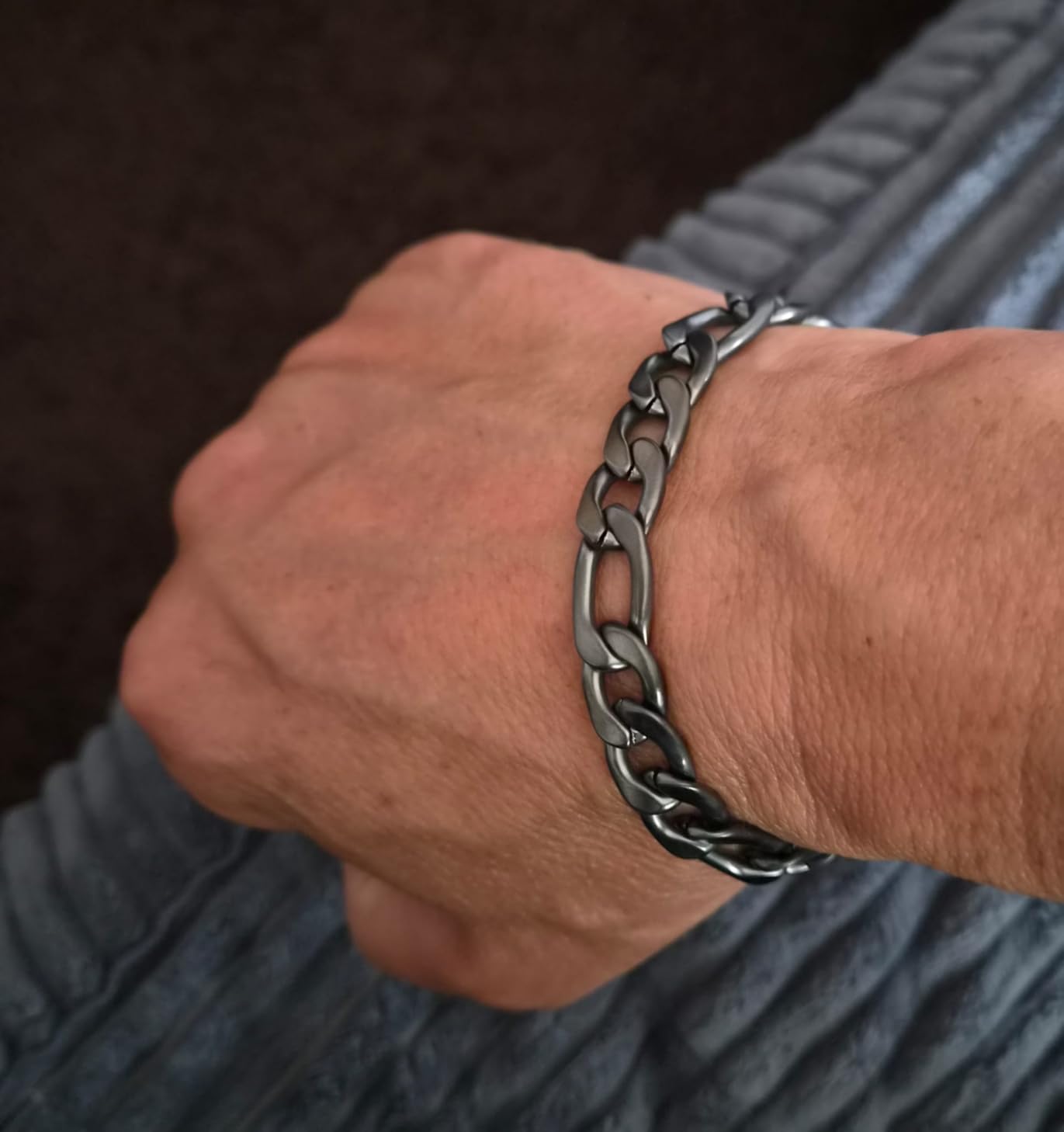 s.Oliver RED LABEL Bold Armband Edelstahl grau markant