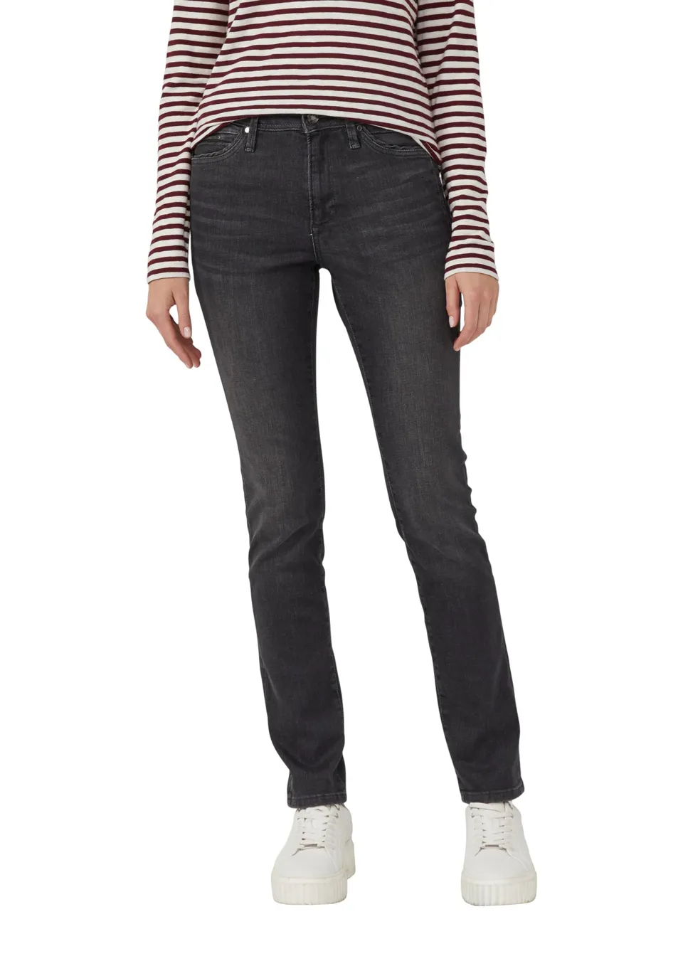 s.Oliver Betsy Mid Rise Slim Karohemd 44W/30L kariert