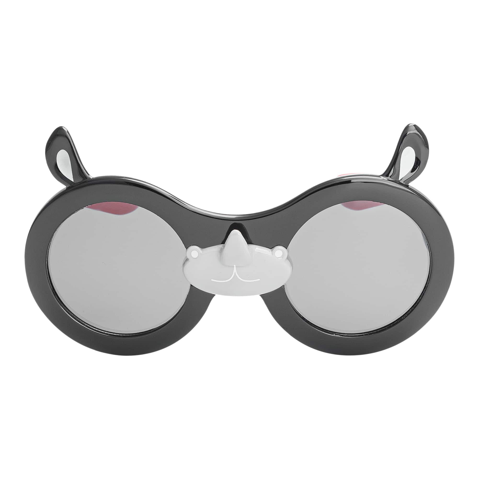 BEZLIT Tiermotiv Kinder Sonnenbrille Schwarz-Rot rund UV400