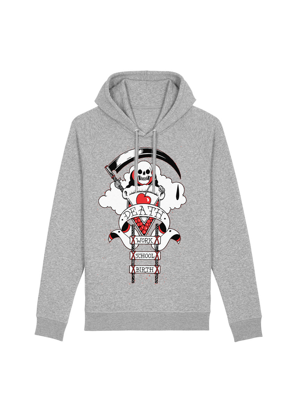 dna merch Kuchen im Himmel Joe Hill Kapuzenpullover schwarz