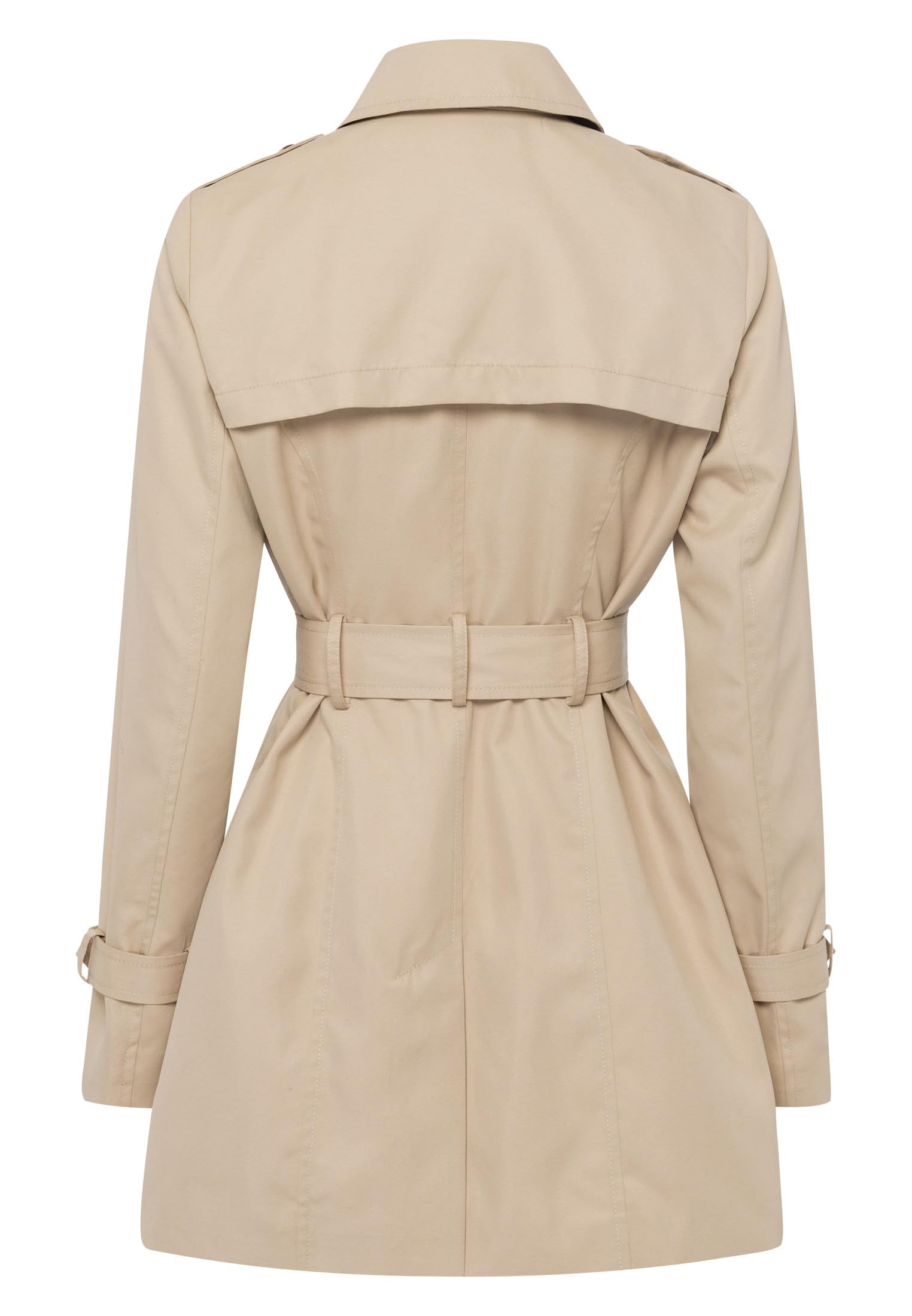 zero Trenchcoat zweireihig Mantel Travertine 40