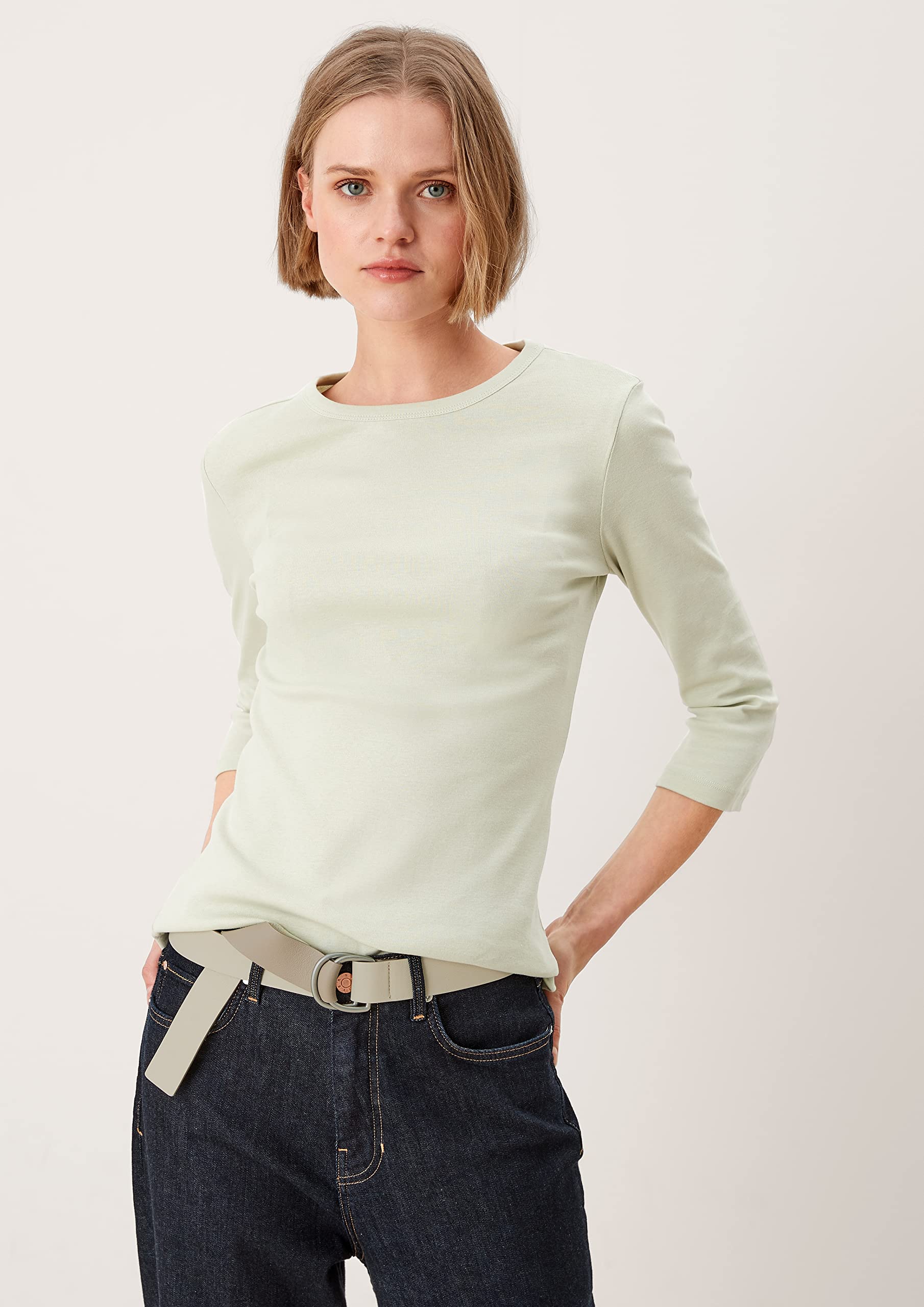 s.Oliver RED LABEL Damen Gürtel 90 Beige