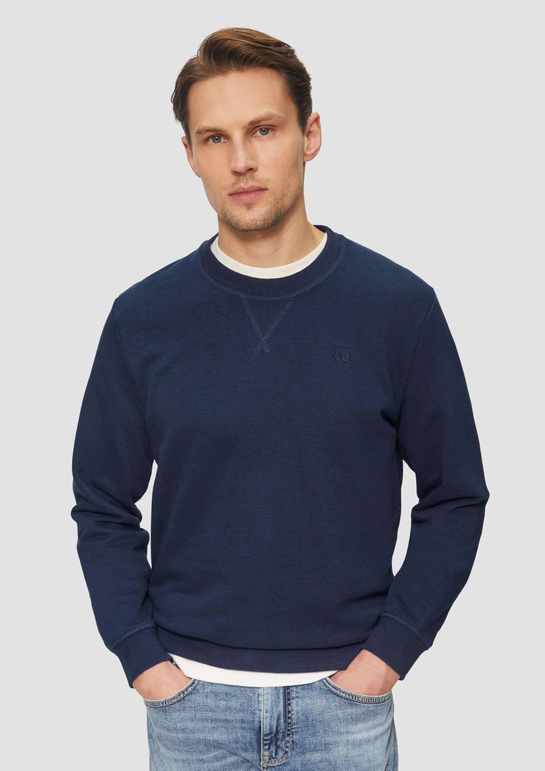 s.Oliver Crew Neck Sweatshirt Baumwollmix wollweiß M
