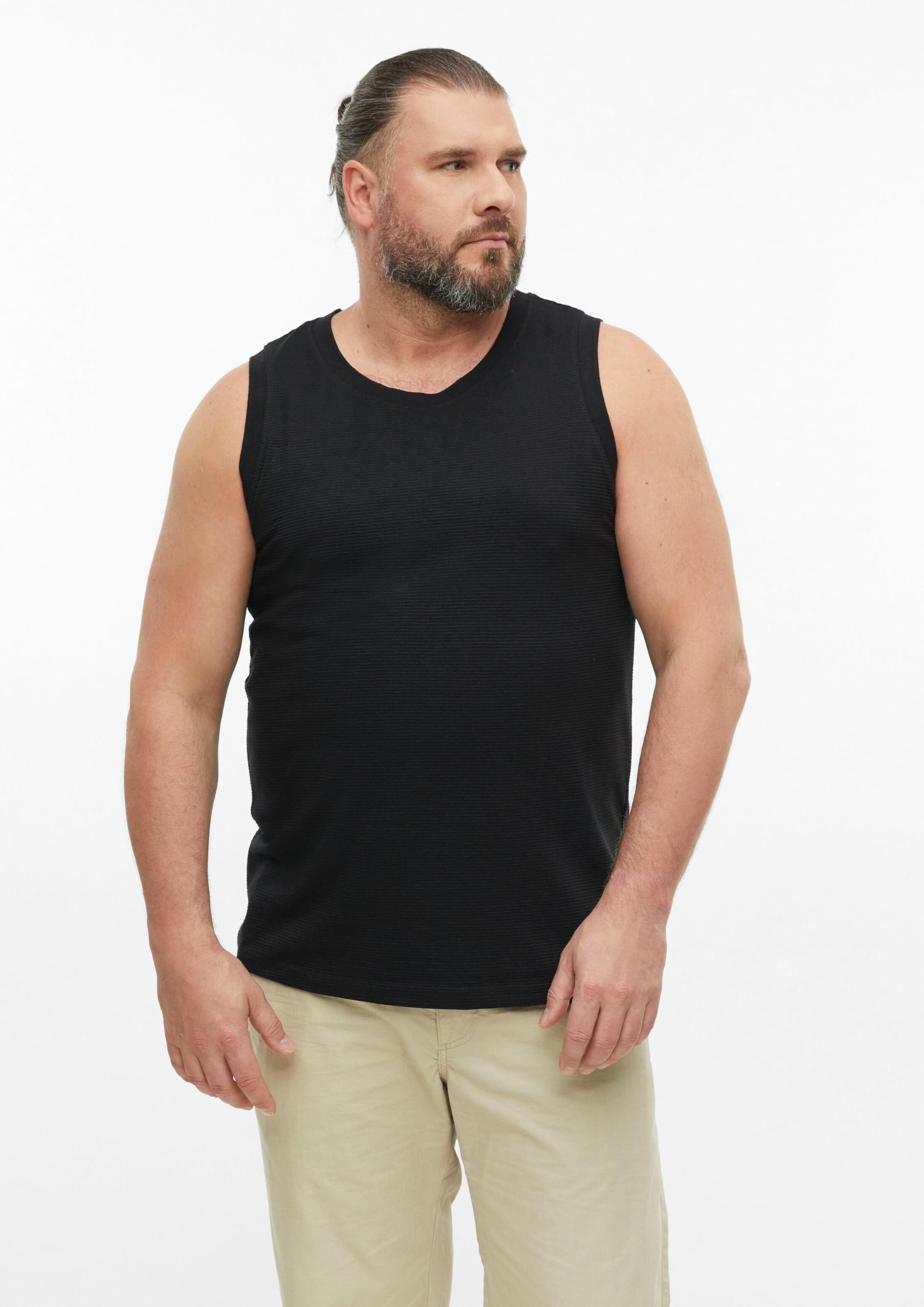 s.Oliver Junior Big Size Tank Top Jacquard schwarz 9999