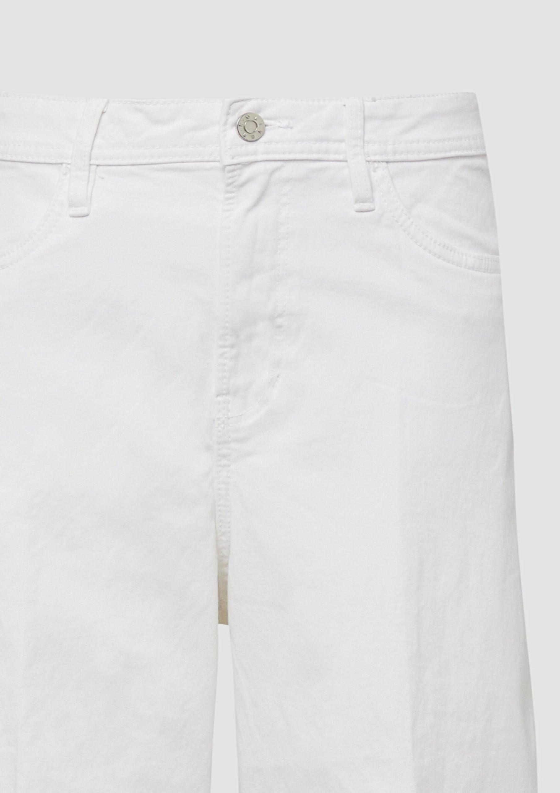 s.Oliver Suri High Rise Wide Fit Jeans Weiß 38W/32L
