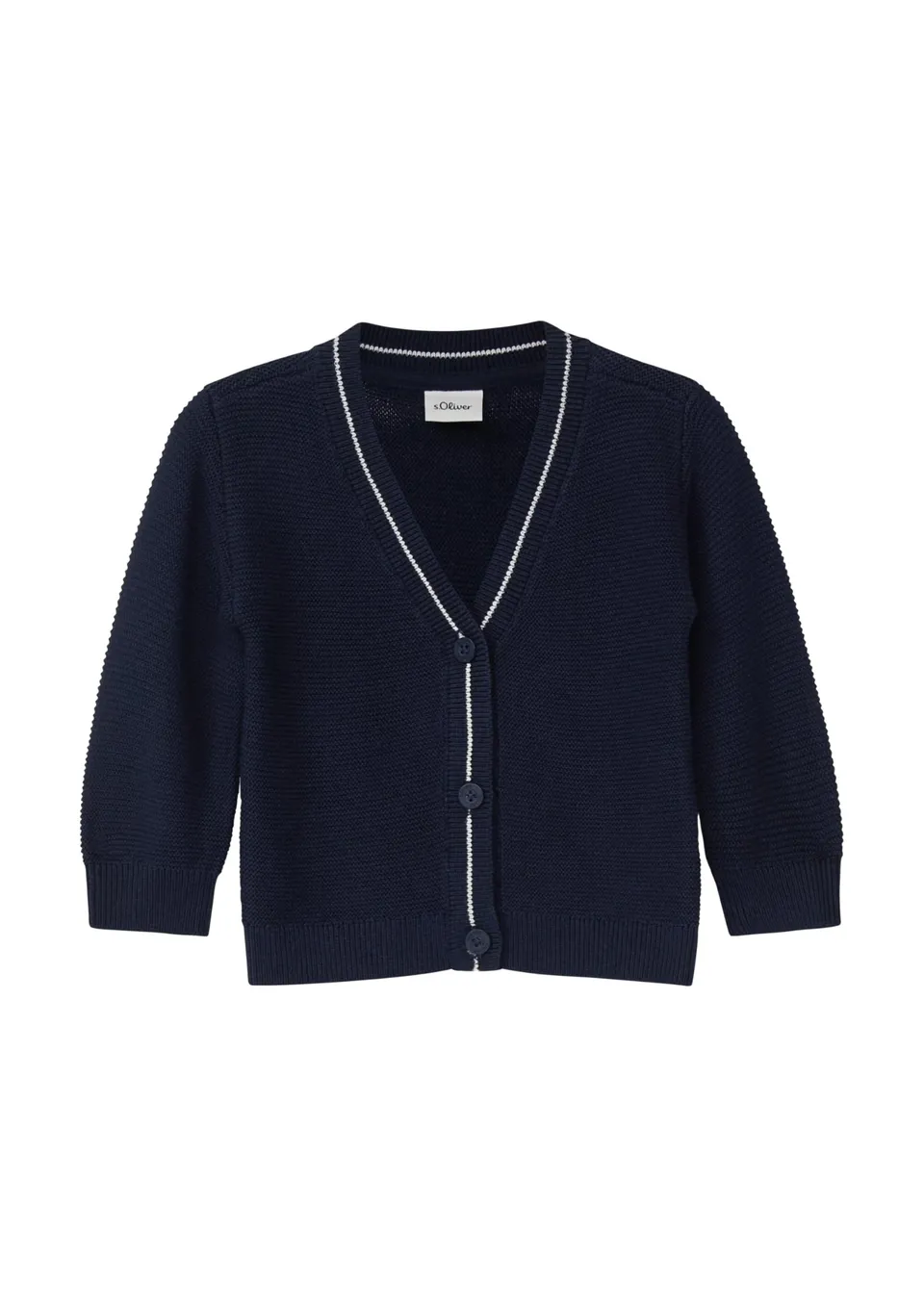 s.Oliver Strickjacke Kontraststreifen Gr. 92 Baby