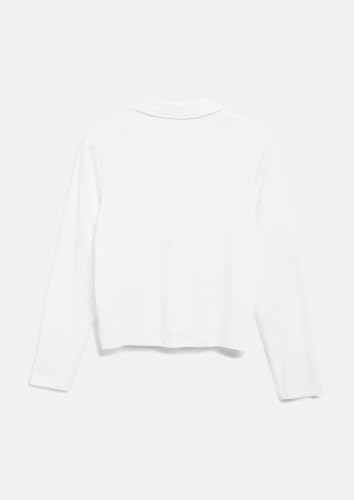 s.Oliver Red Label Interlock-Shirt mit Polokragen Weiß