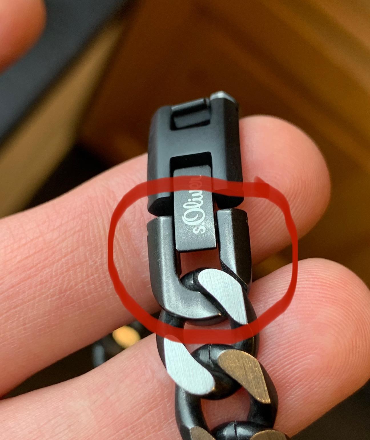 s.Oliver Venezianerkette Herren silber Edelstahl