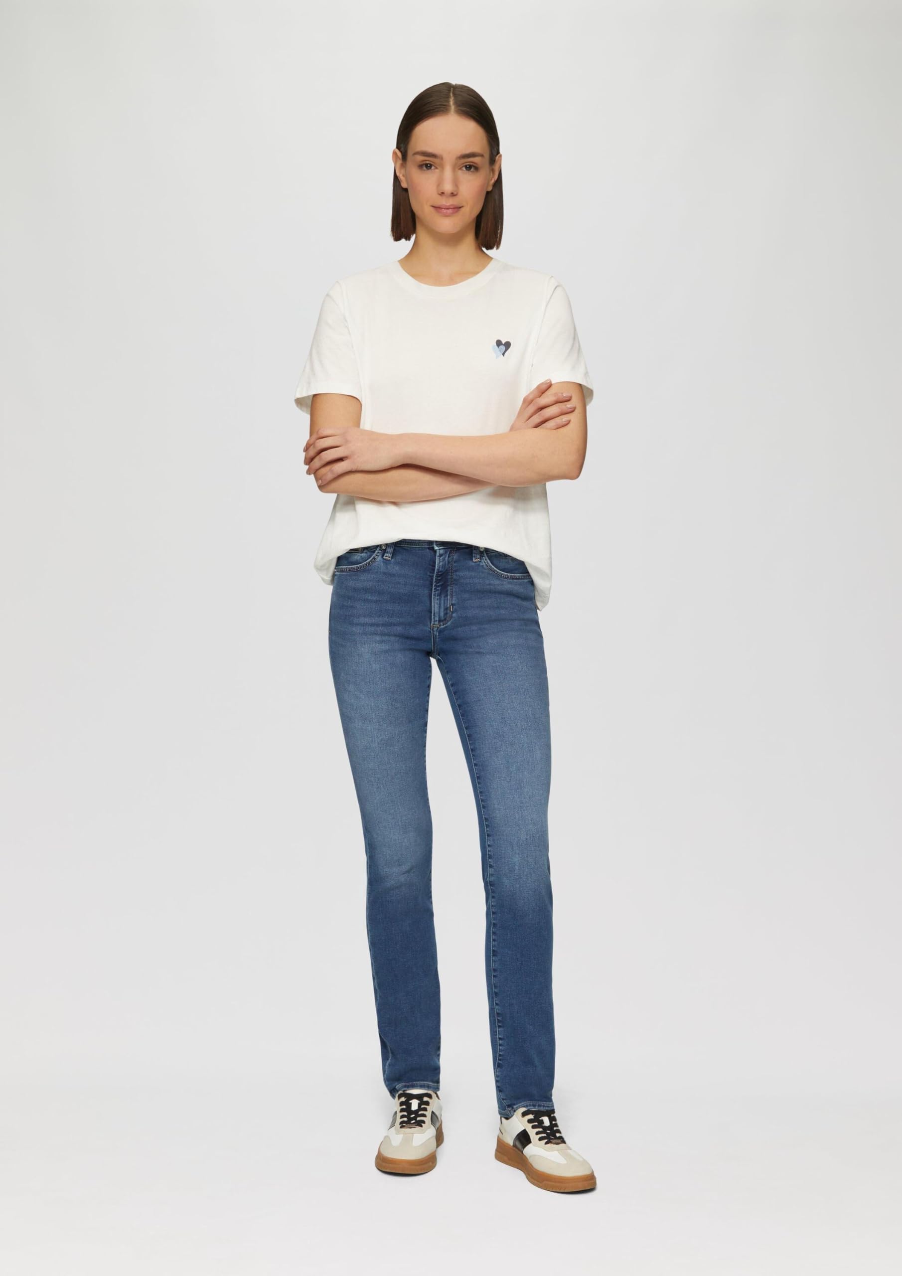 s.Oliver Betsy Slim Fit Jeans Damen 38W/30L Blau