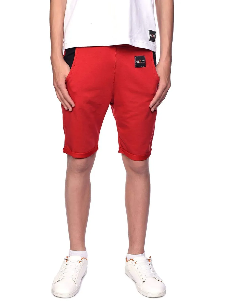 BEZLIT 30069 Jungen Shorts Rot Stretch kurze Hose
