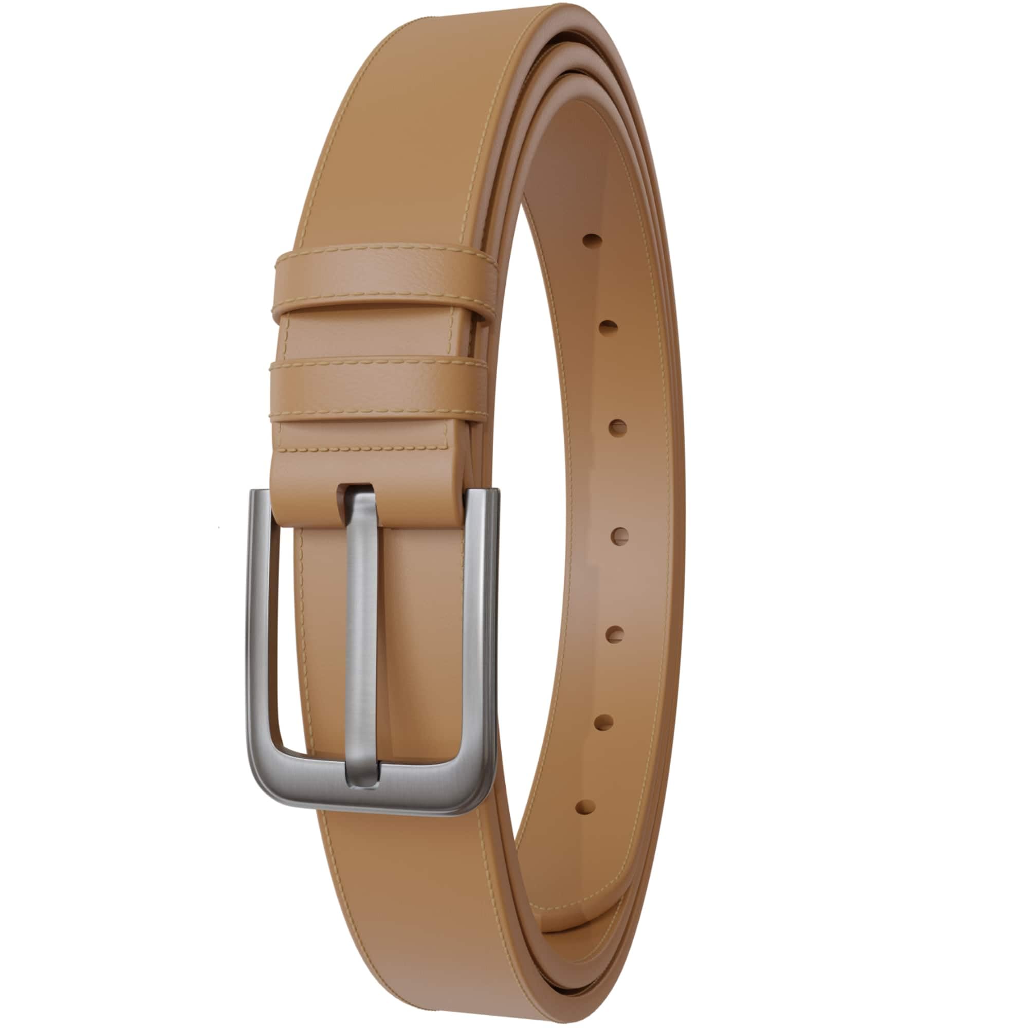 BEZLIT Herren Ledergürtel Echtleder 4 cm Cognac kürzbar