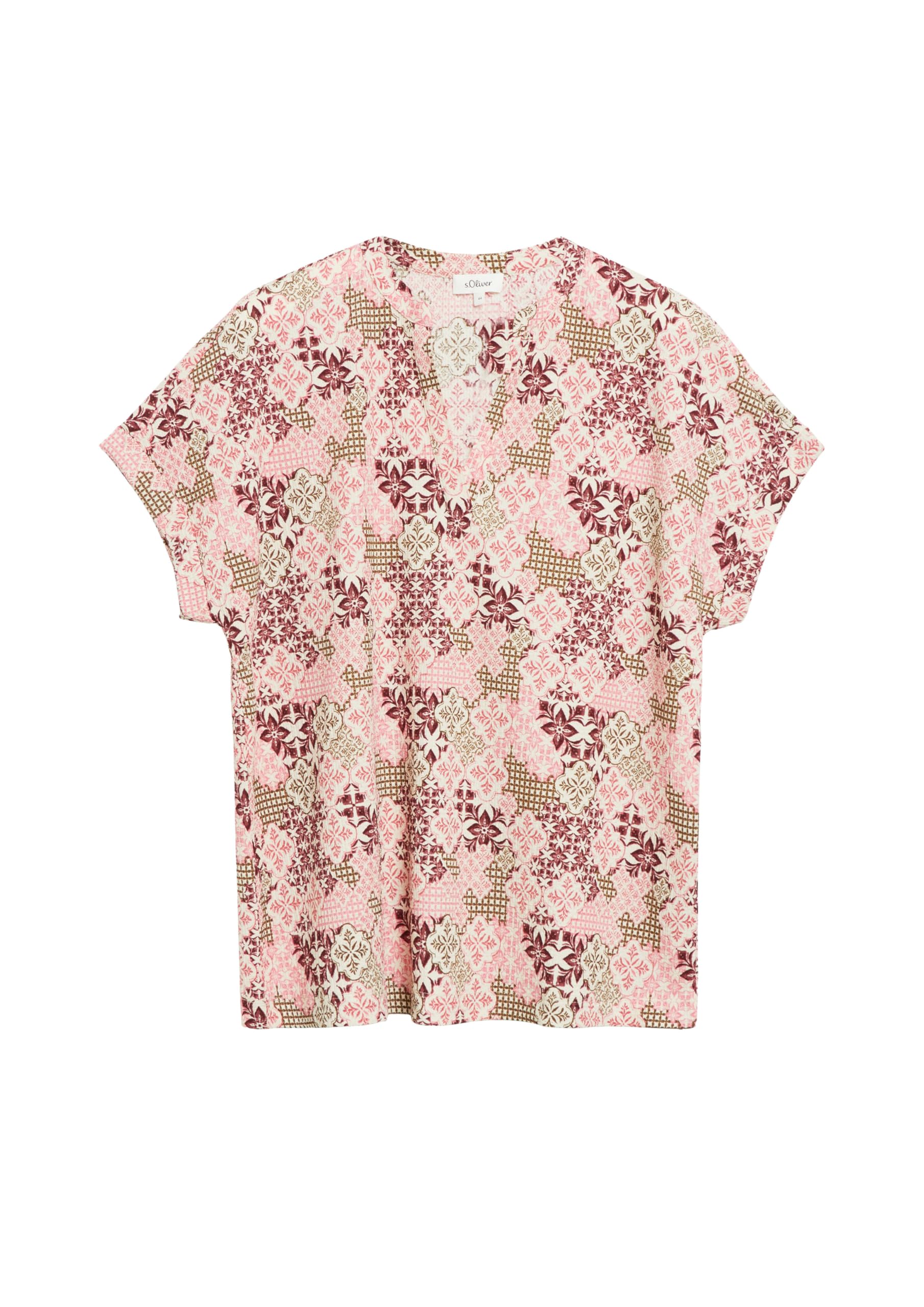 s.Oliver RED LABEL 2183030 T-Shirt Gr.52 Basic 1er Pack