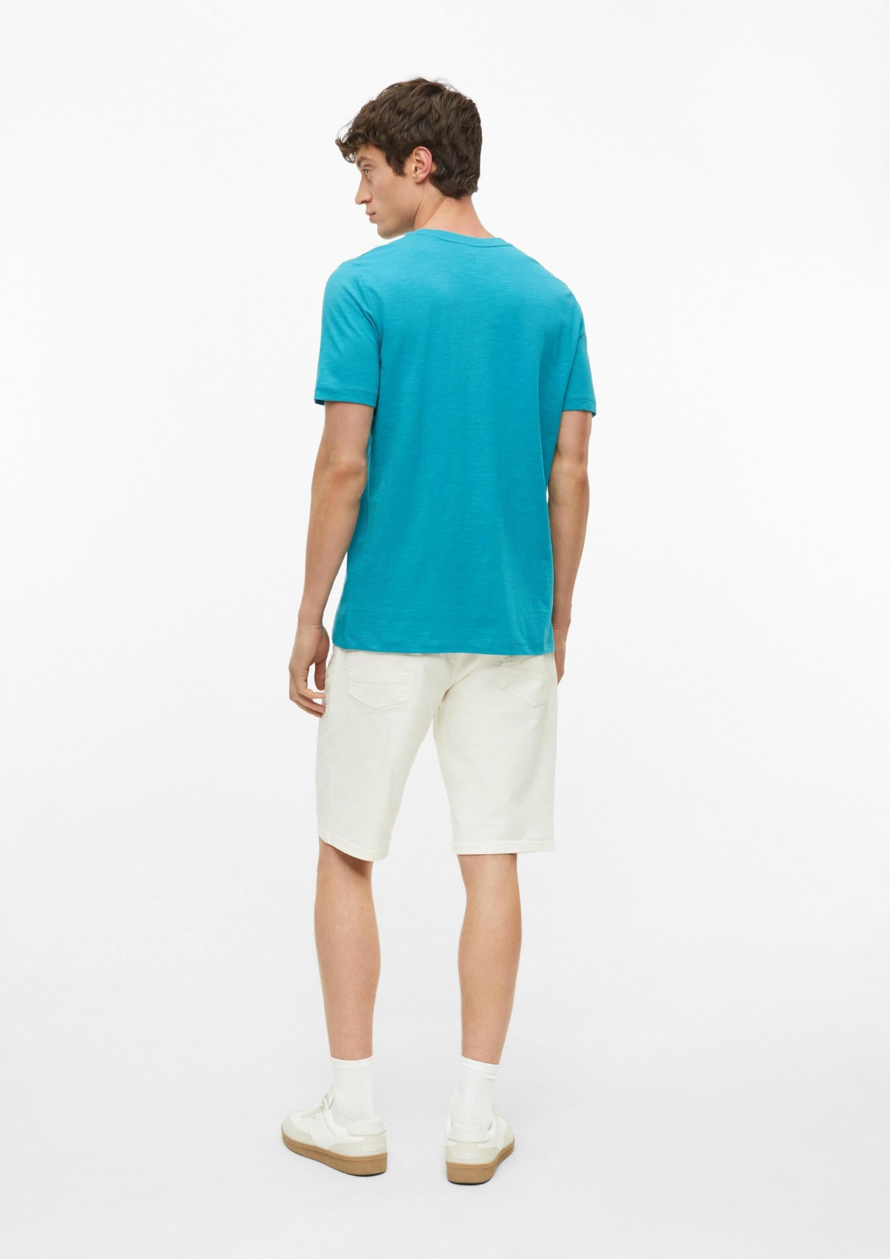 s.Oliver Junior T-Shirt Flammgarn Logo hellblau