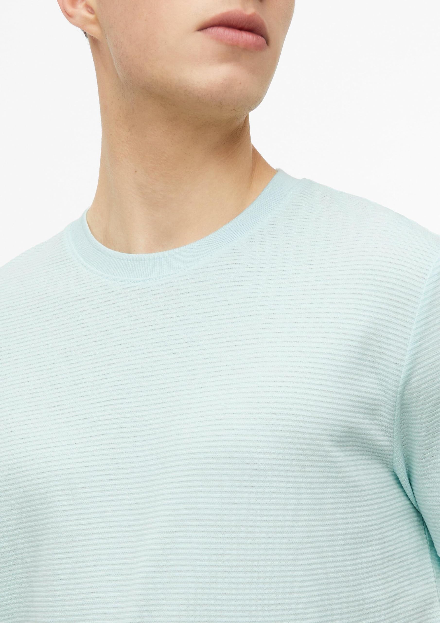s.Oliver Junior T-Shirt Herren Helles Türkis Jacquard