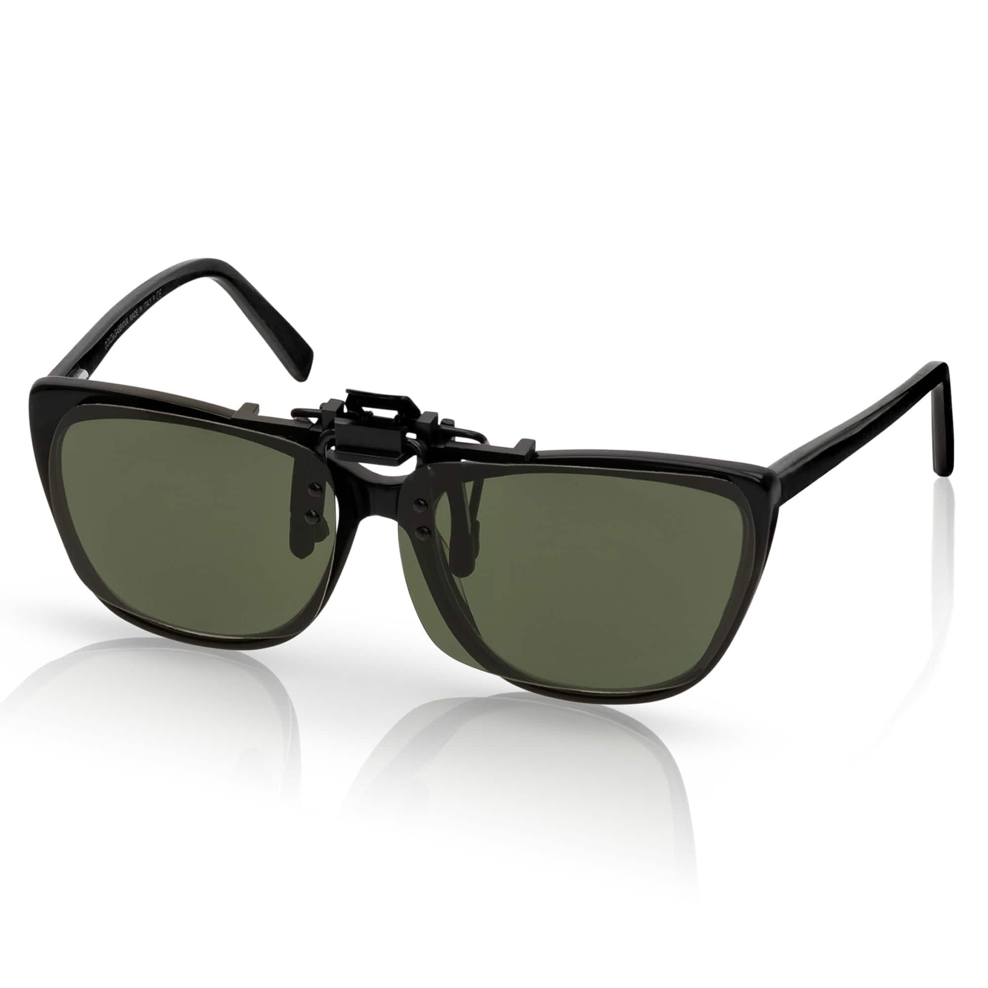 BEZLIT Clip-On Sonnenbrillenaufsatz polarisiert Braun UV400
