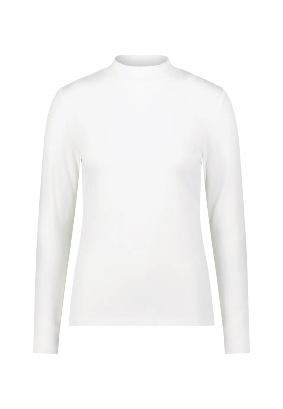 zero Langarmshirt Stehkragen Offwhite Gr. 38