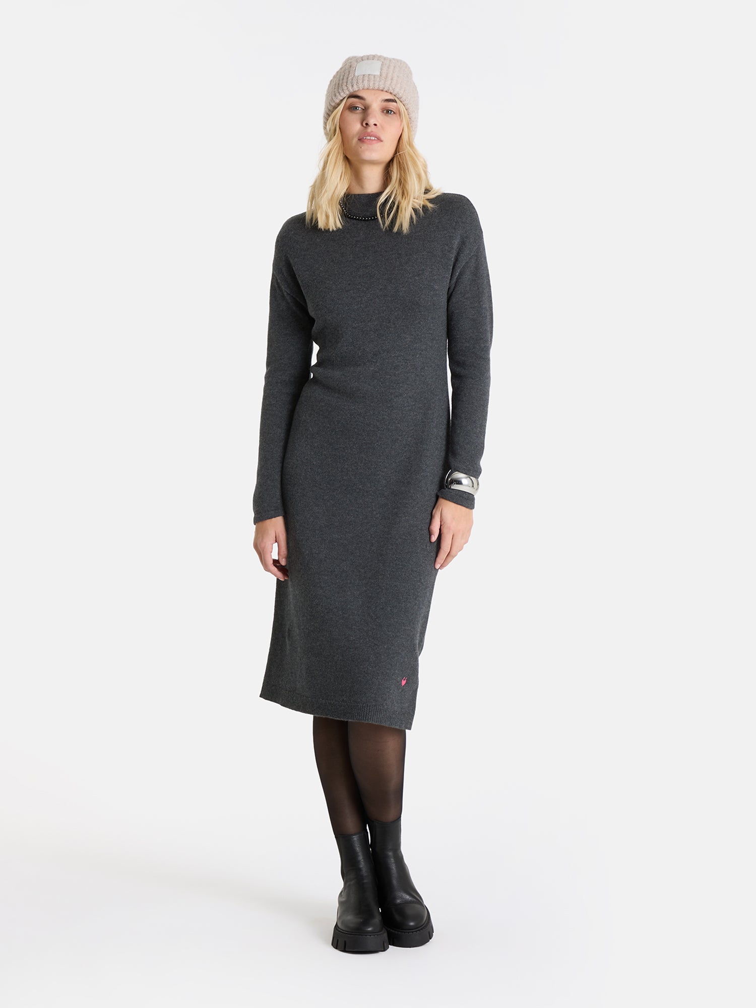 Lieblingsstück LillemorL Strickkleid anthra Wollmix