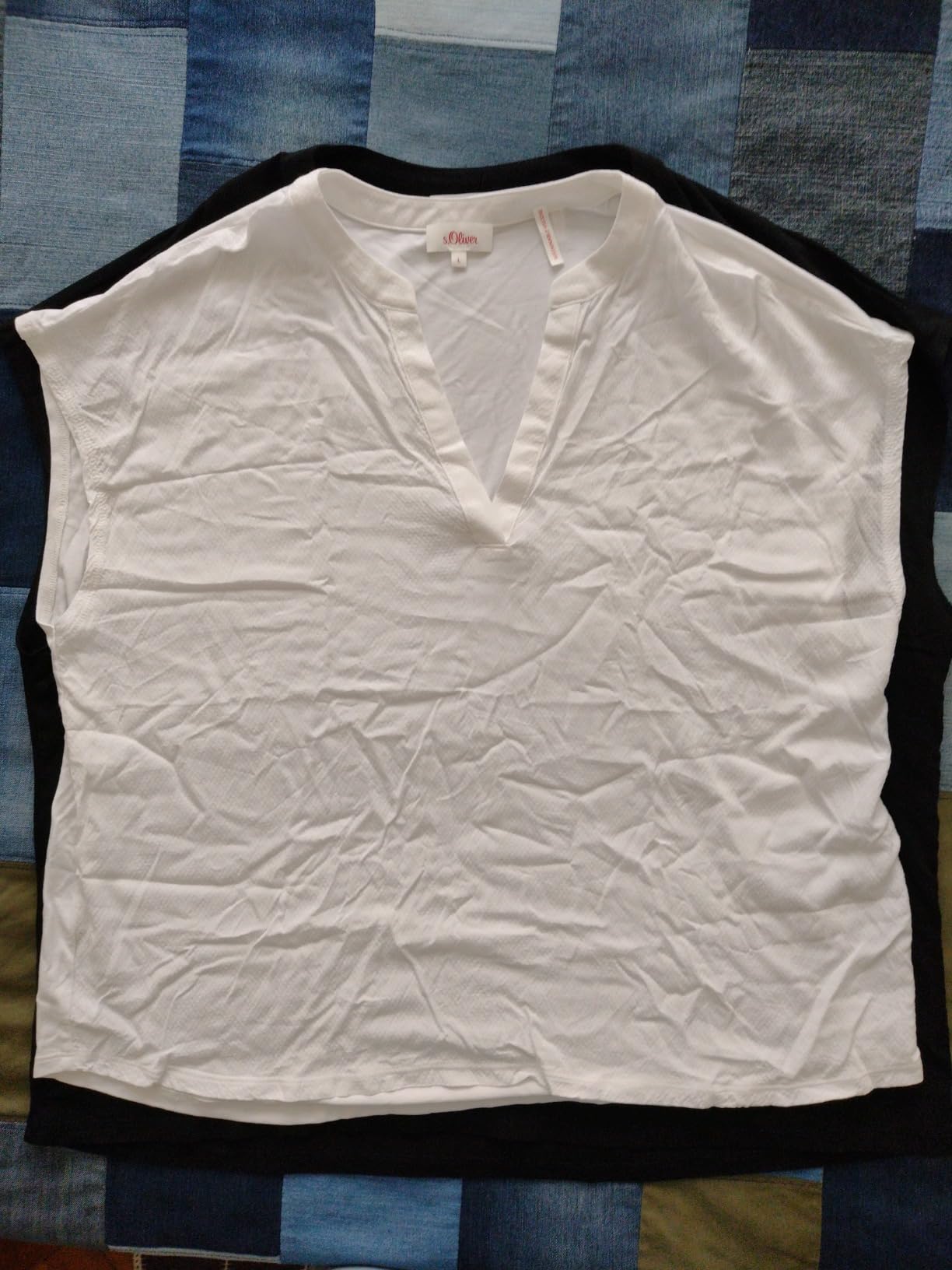 s.Oliver 2063182 T-Shirt Damen Baumwolle weiß