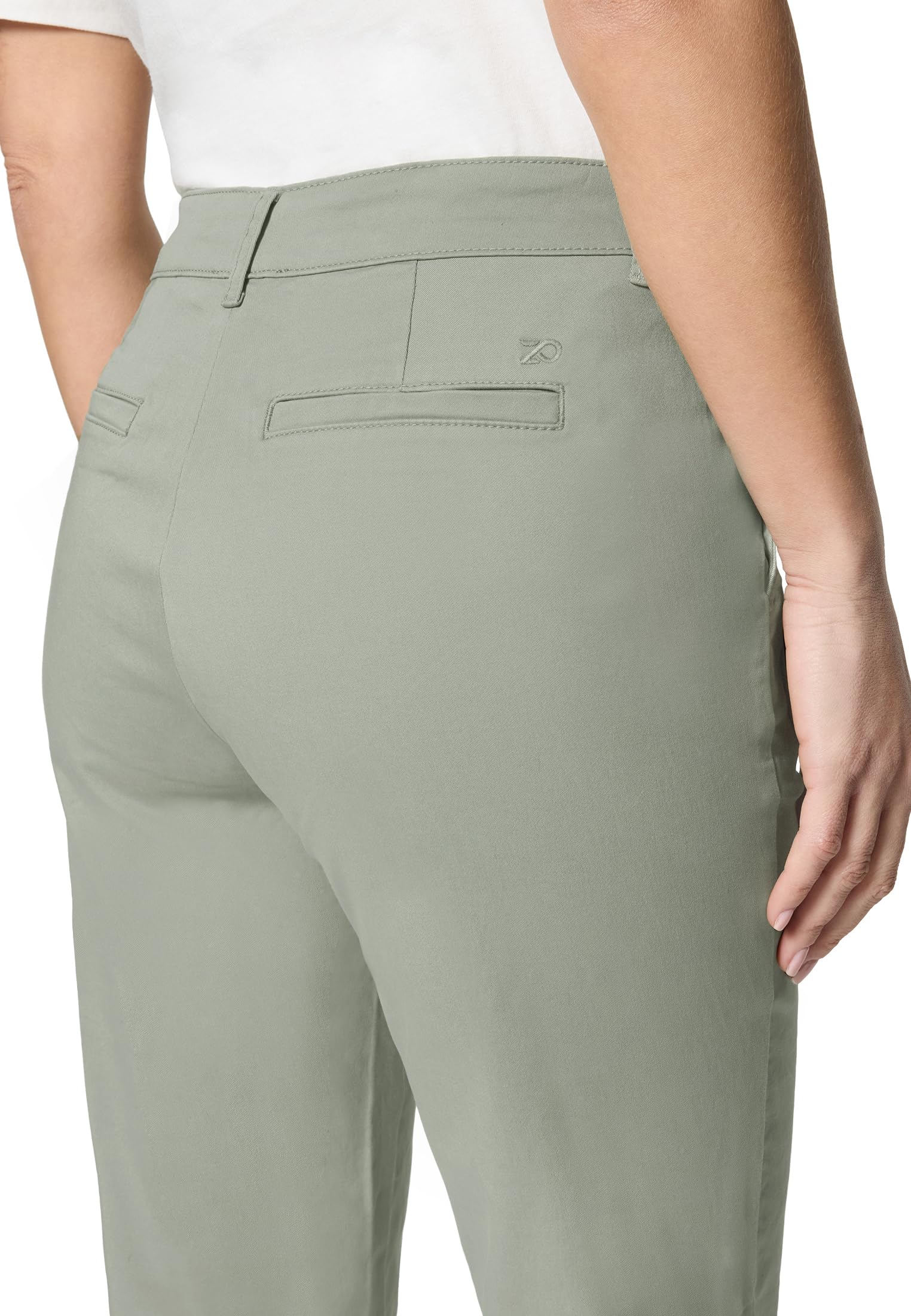zero Chinohose Stretch 28 Inch Gr. 40 Silver Sage bequem