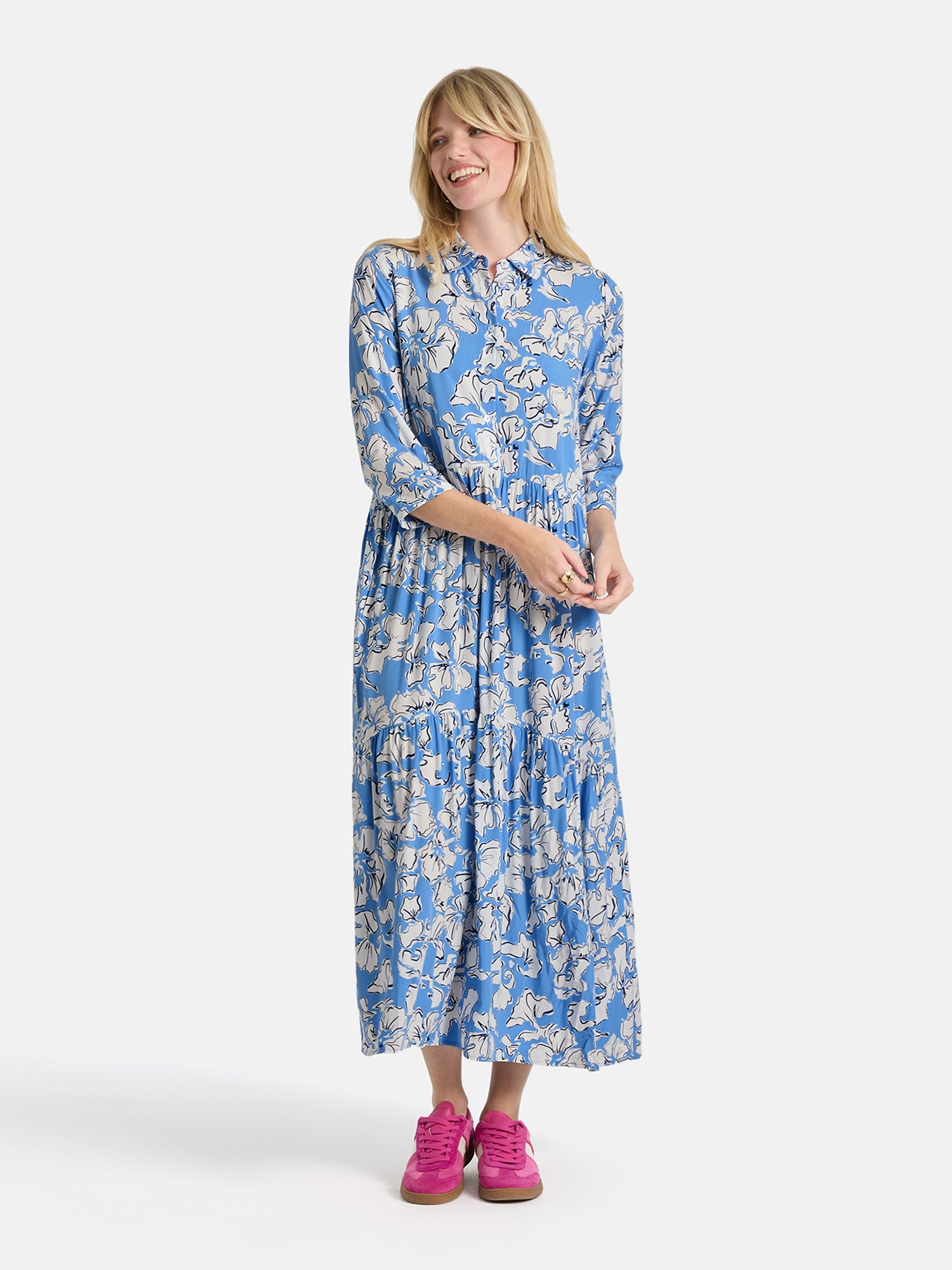 Lieblingsstück RorabethL Maxikleid Viskose air blue