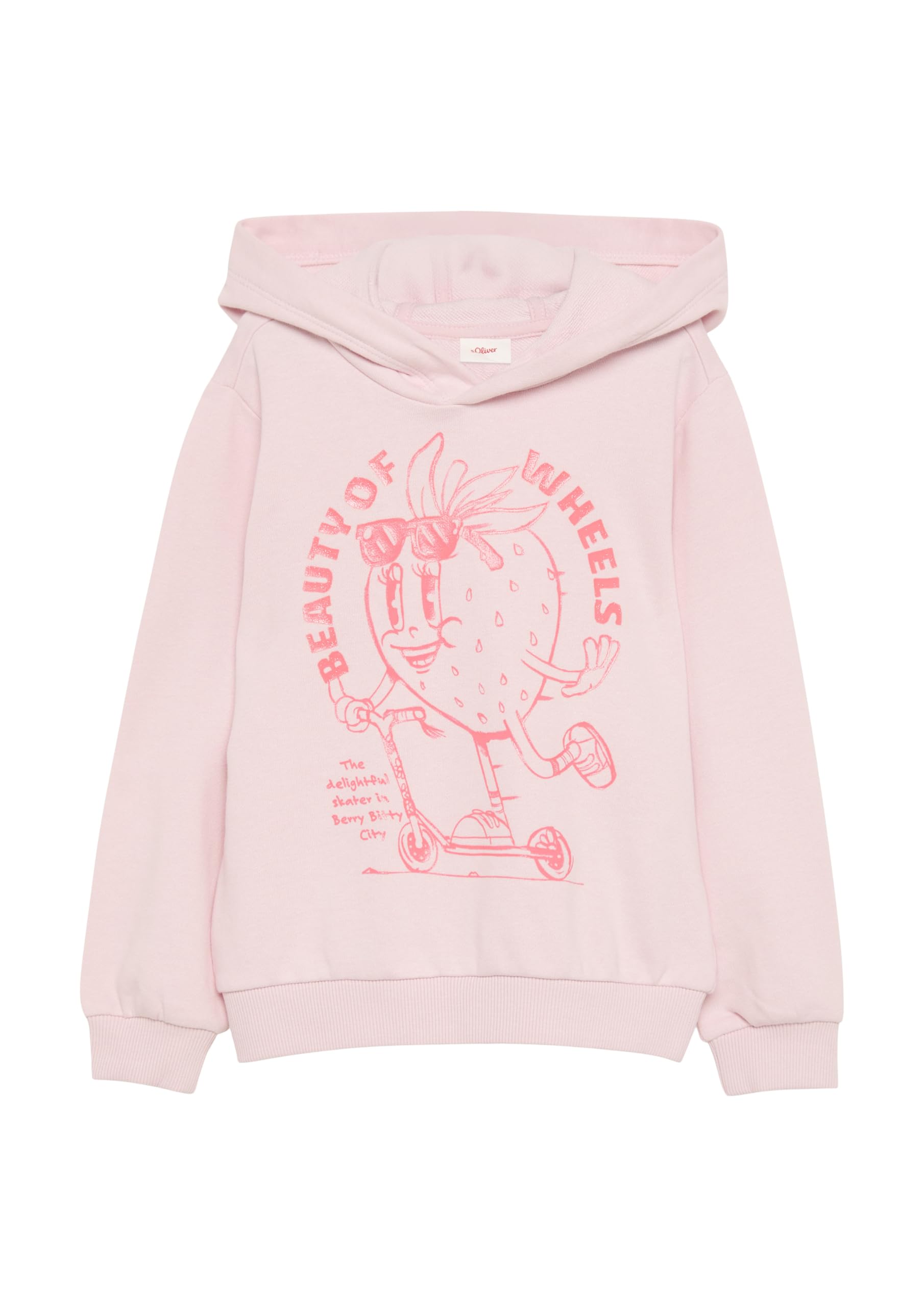 s.Oliver Hoodie Glitzerprint Kapuze Kinder