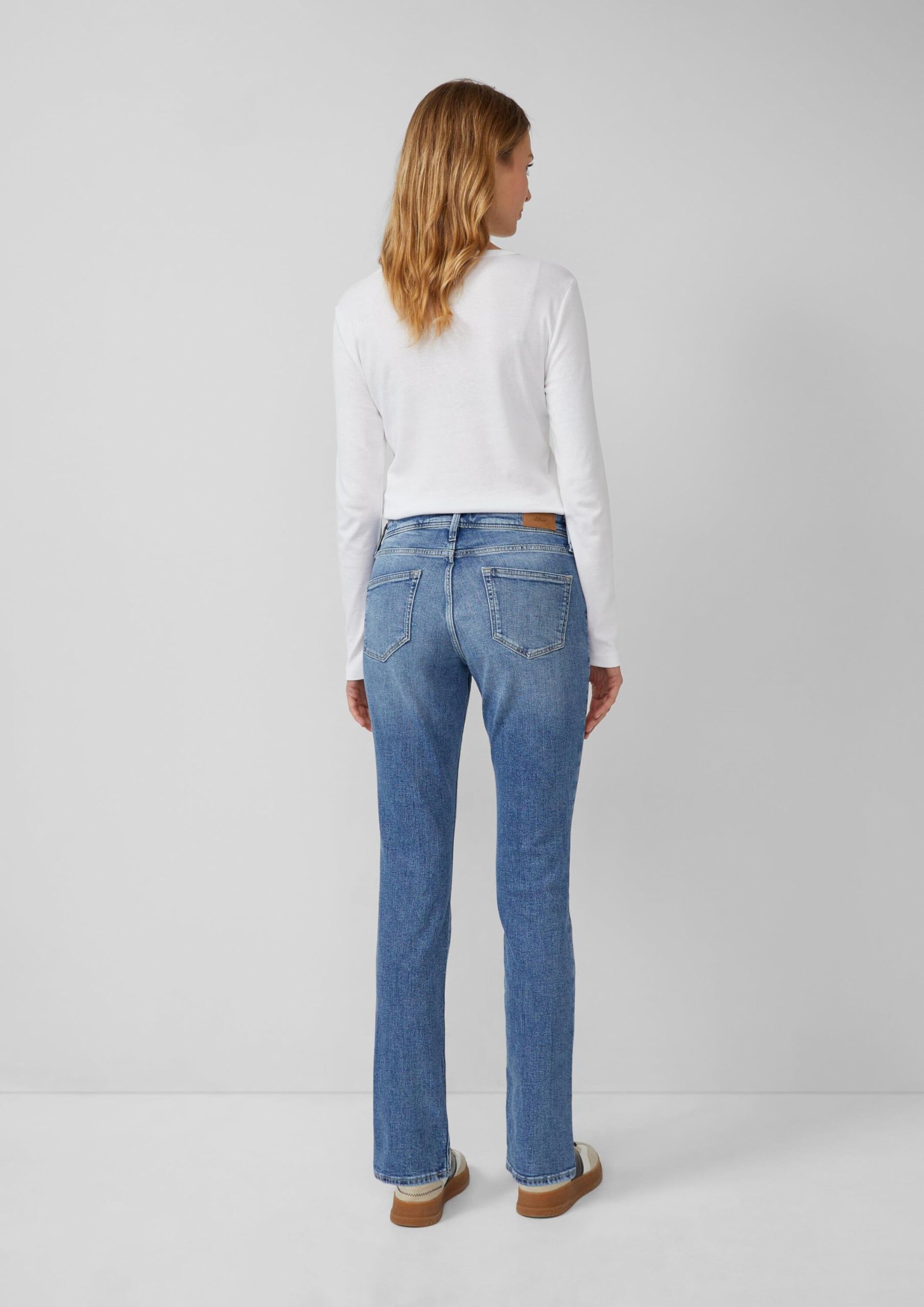 s.Oliver Betsy Jeans Mid Rise Slim Fit Denim