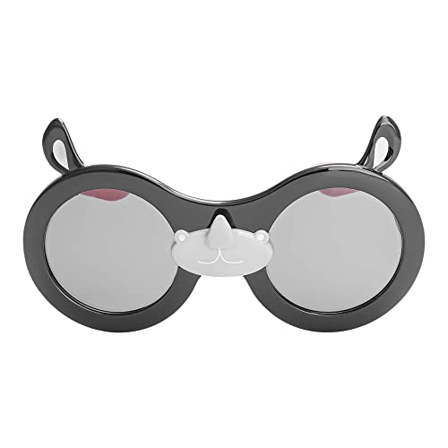 BEZLIT Tiermotiv Kinder Sonnenbrille Schwarz-Rot rund UV400