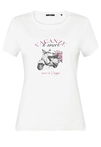 zero Shirt Kurz 1/2 Arm Patch Cream Pink Gr.38 Print