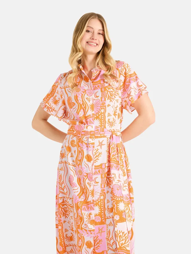 Lieblingsstück ElnaL Kleid orange aus Viskose