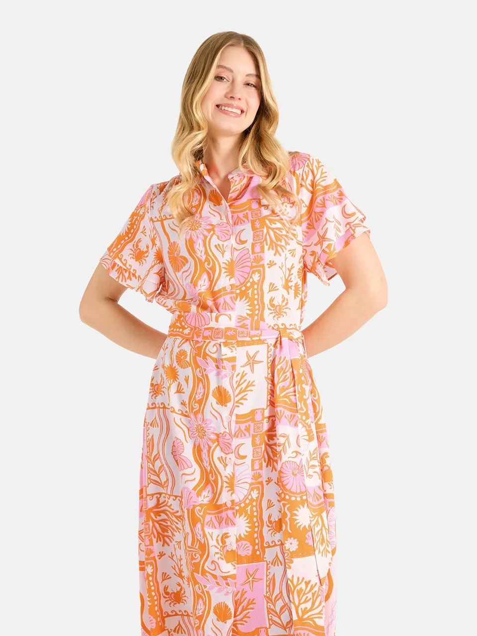 Lieblingsstück ElnaL Kleid orange aus Viskose