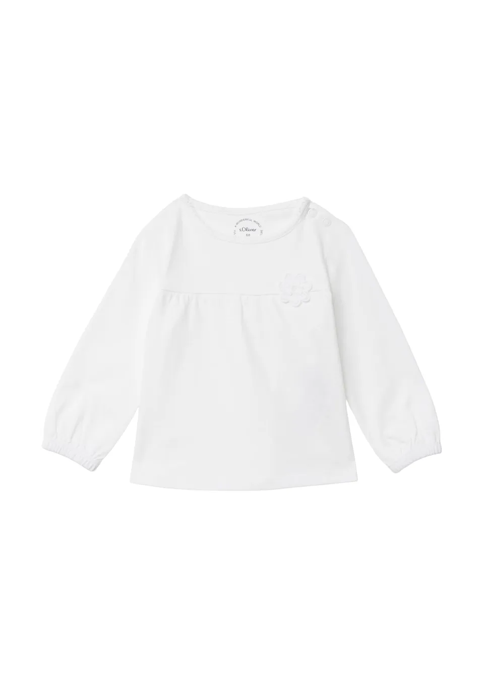 s.Oliver Junior Langarmshirt A-Shape Applikation Gr.92