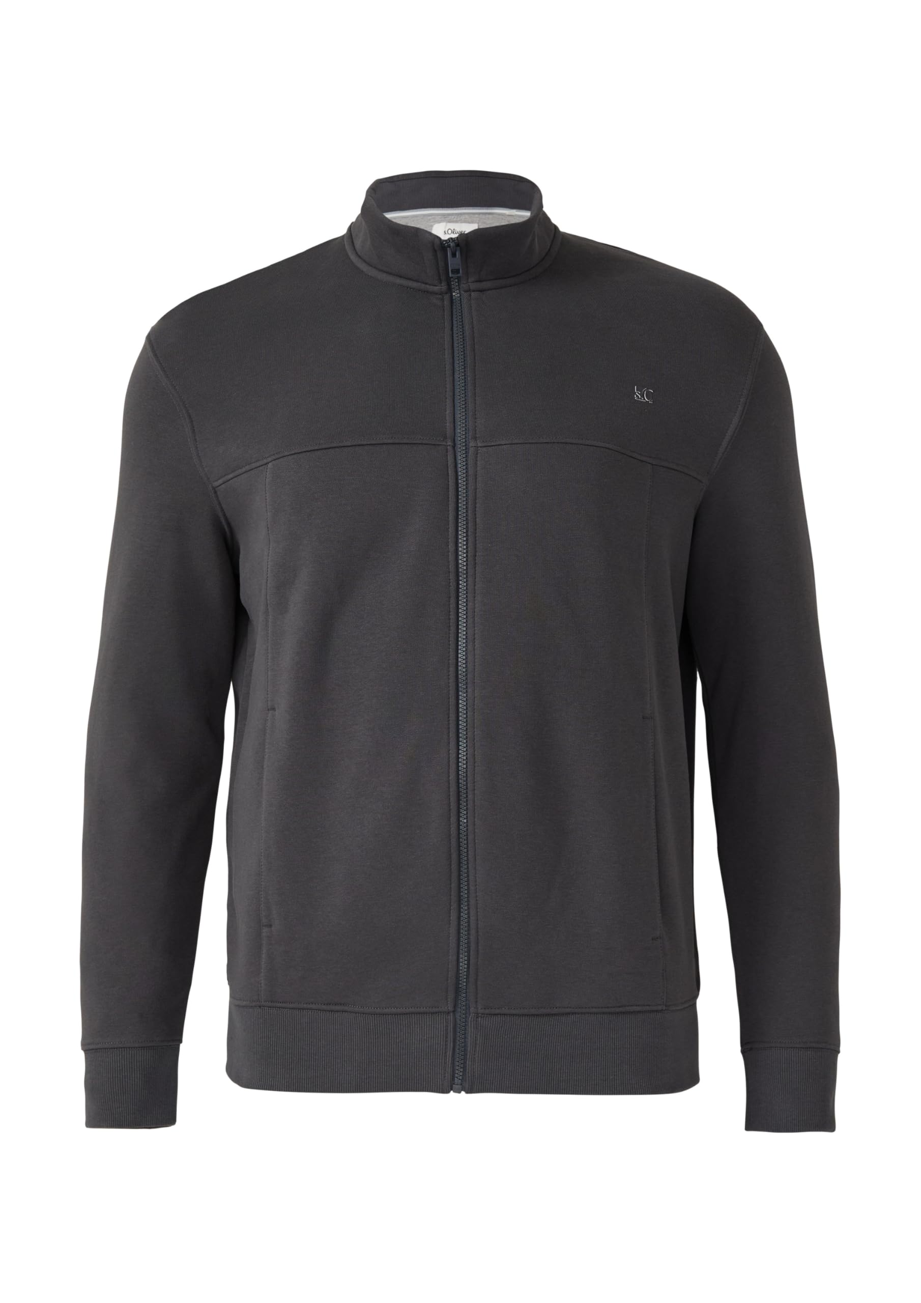 s.Oliver RED LABEL Sweatjacke Stehkragen navy XXL