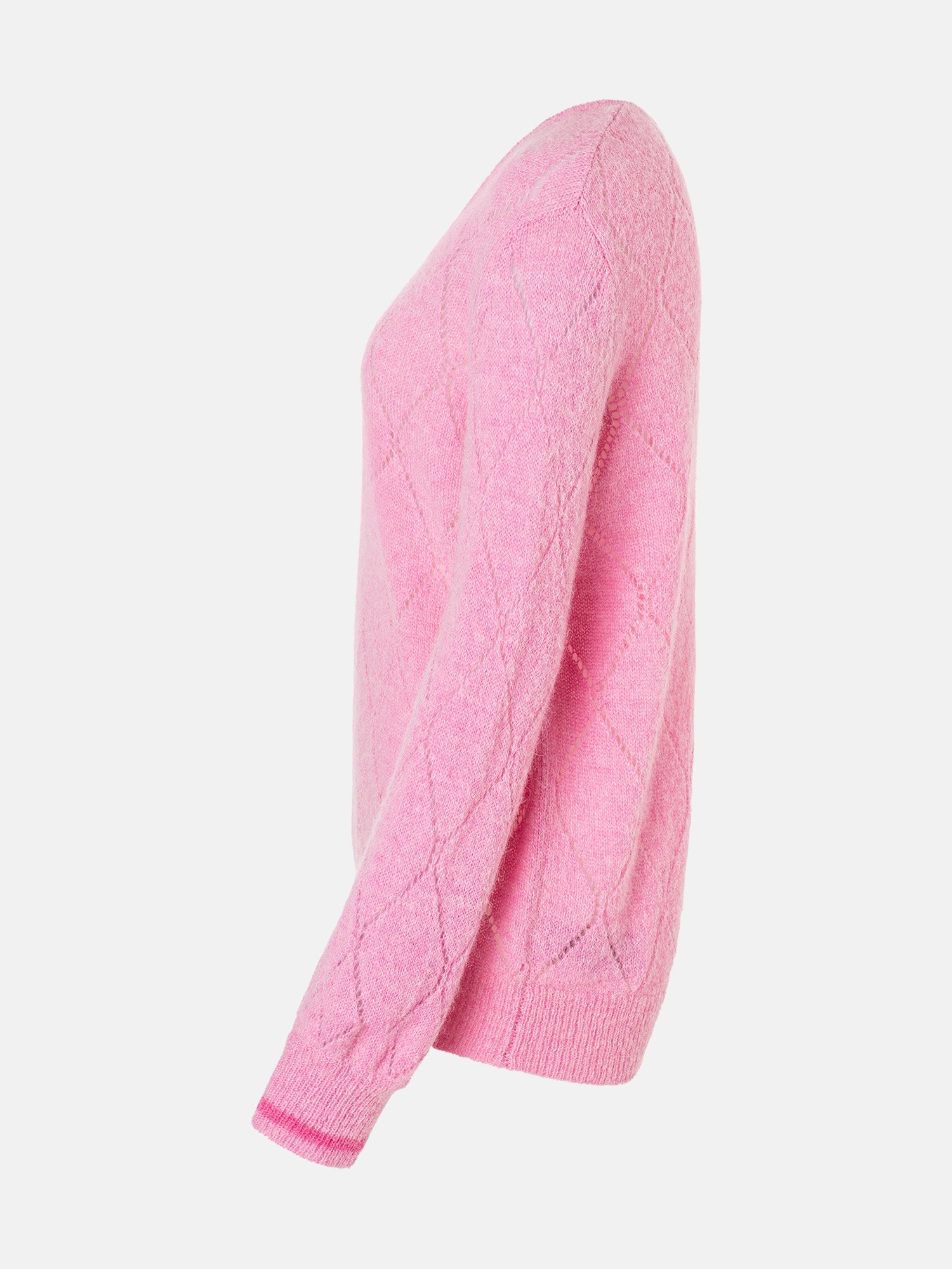 Lieblingsstück TilbeL Pullover blush Rauten Alpaka